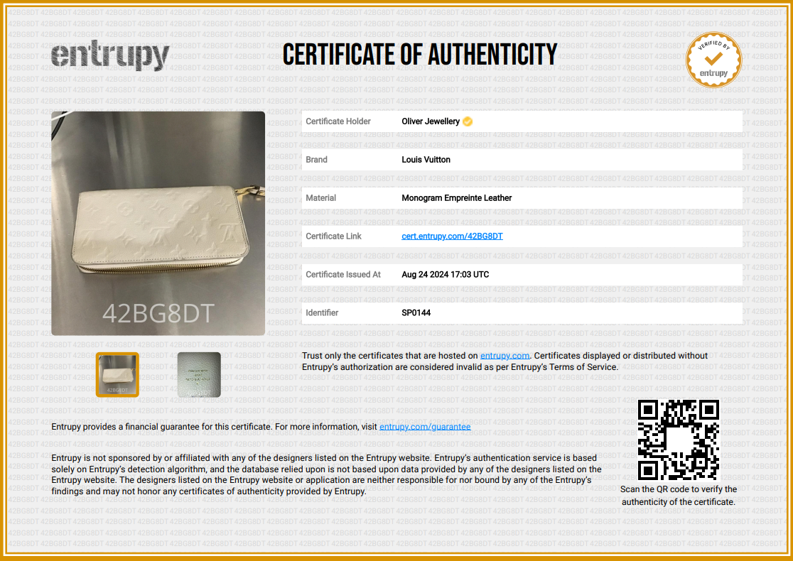 Louis Vuitton Monogram Empreinte Leather Zippy Wallet