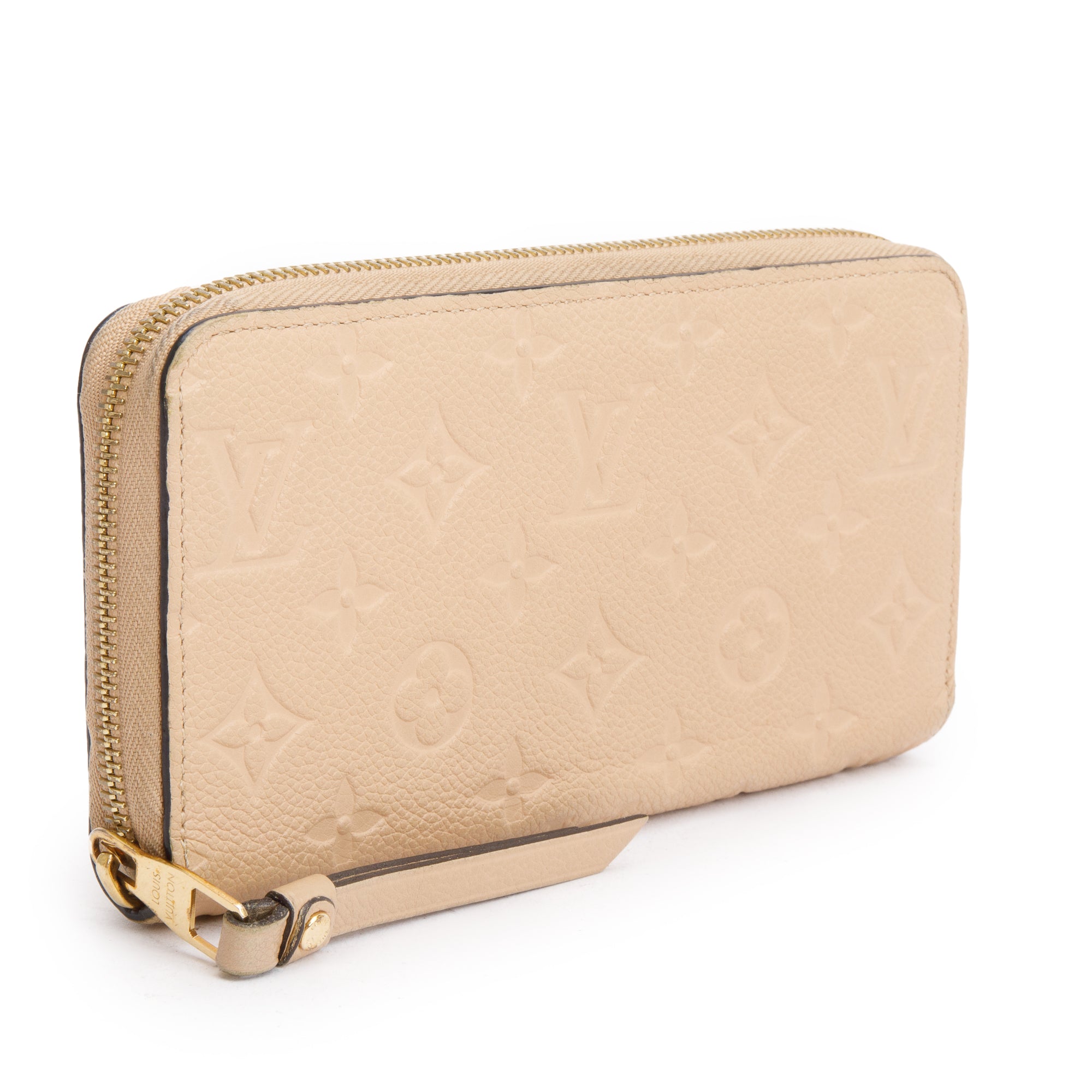 Louis Vuitton Monogram Empreinte Leather Zippy Wallet w/ Box