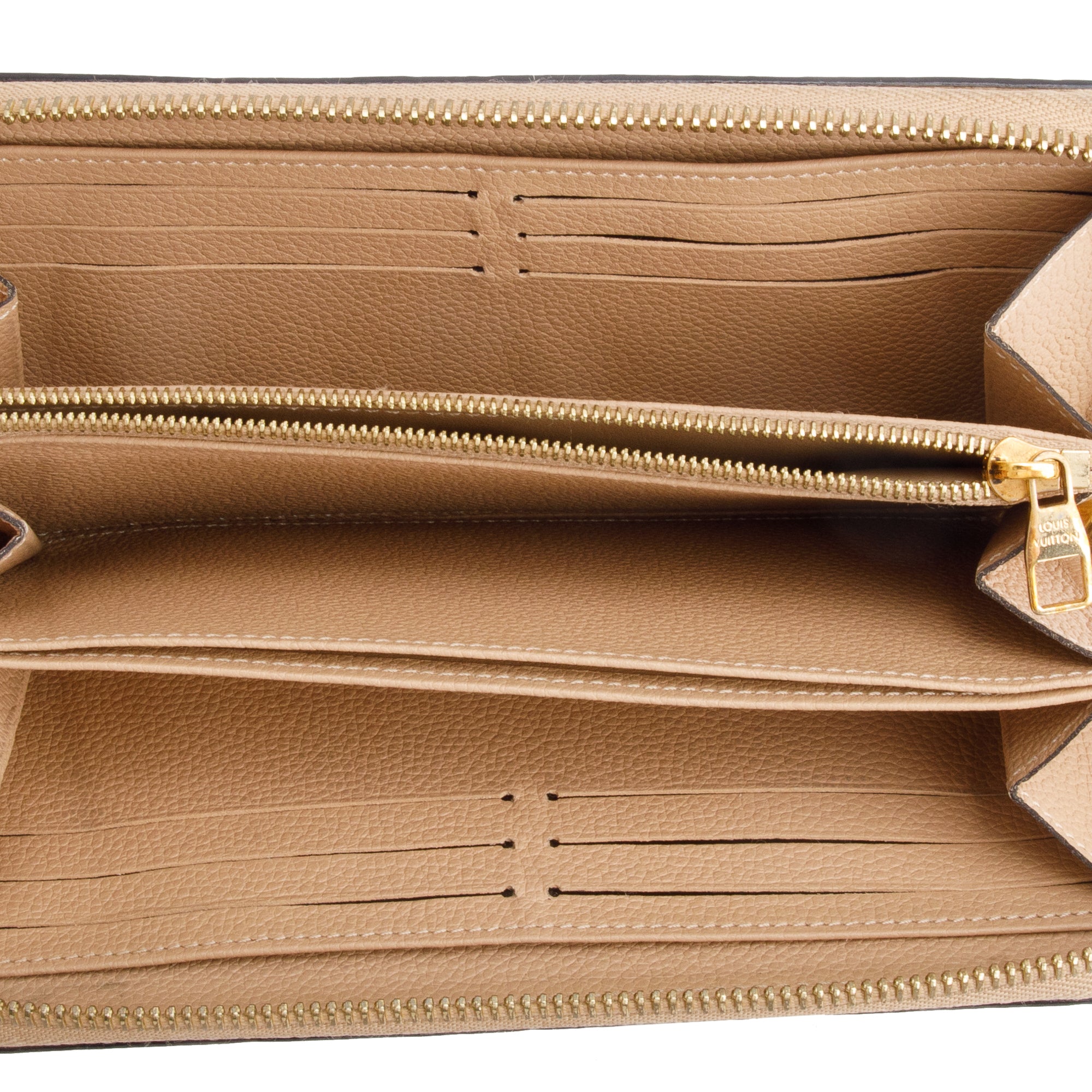 Louis Vuitton Monogram Empreinte Leather Zippy Wallet w/ Box