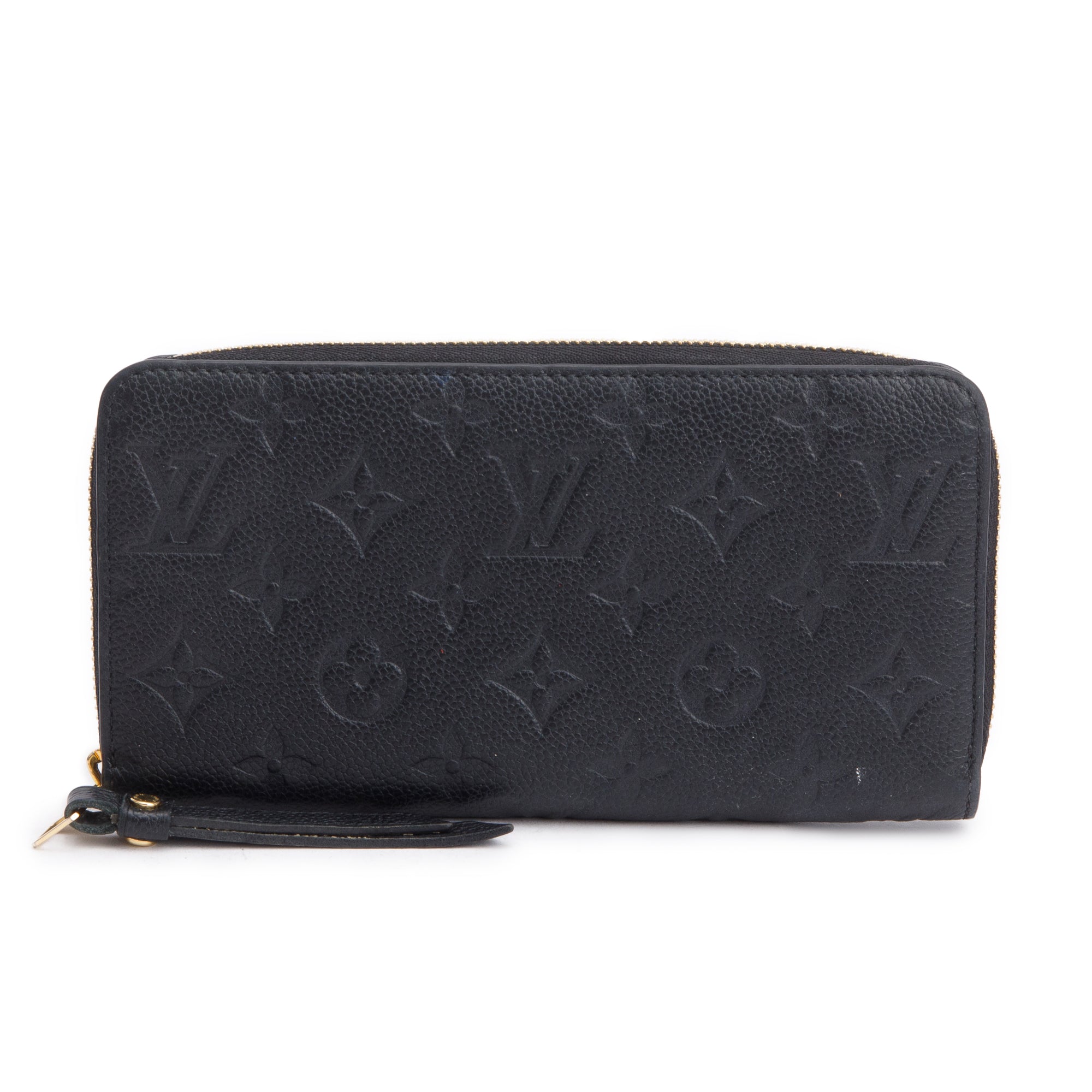 Louis Vuitton Monogram Empreinte Leather Zippy Wallet