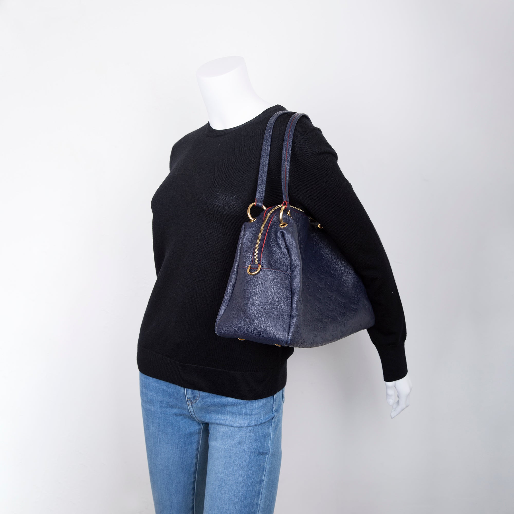 Louis Vuitton Monogram Empreinte Ponthieu PM W/O Shoulder Strap