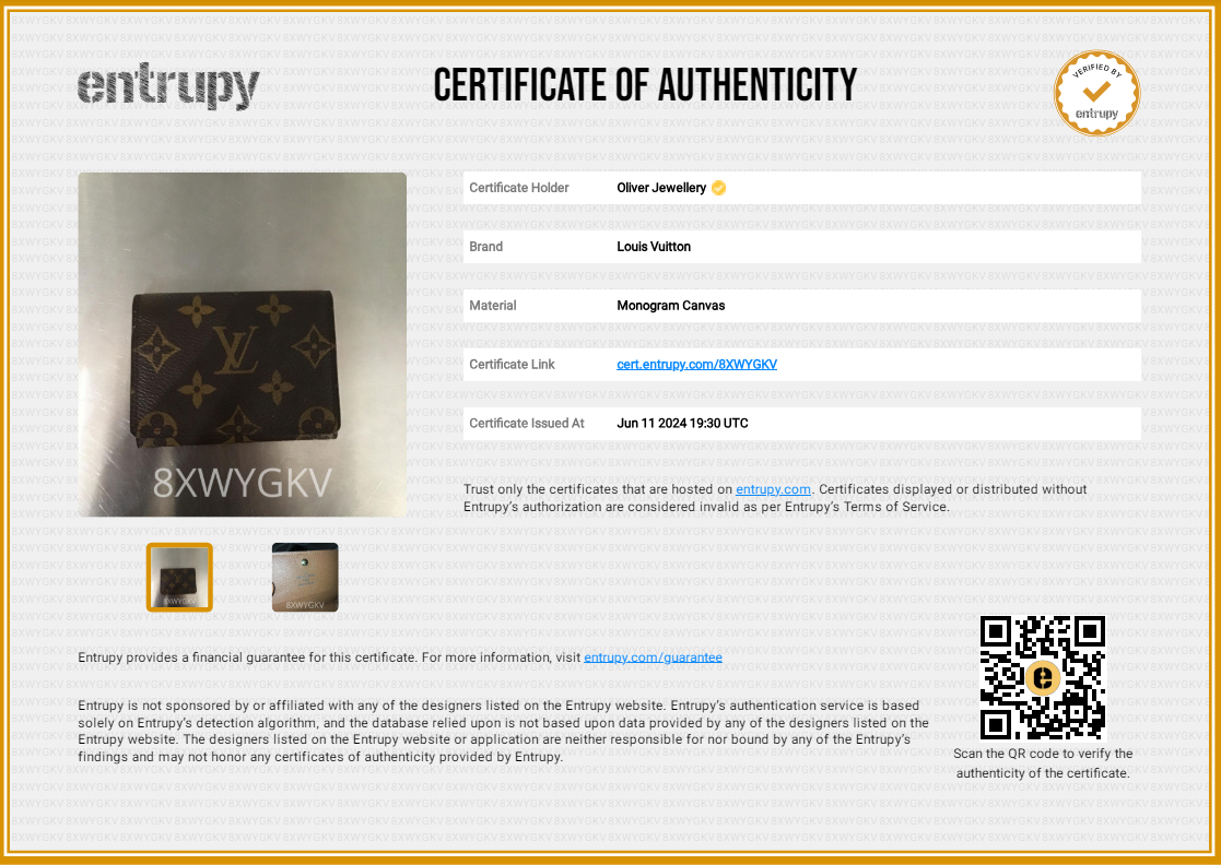 Louis Vuitton Monogram Envelope Business Card Holder