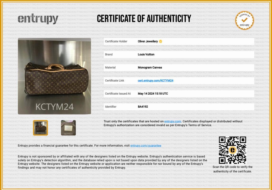 Louis Vuitton Monogram Eole 50 Rolling Duffle