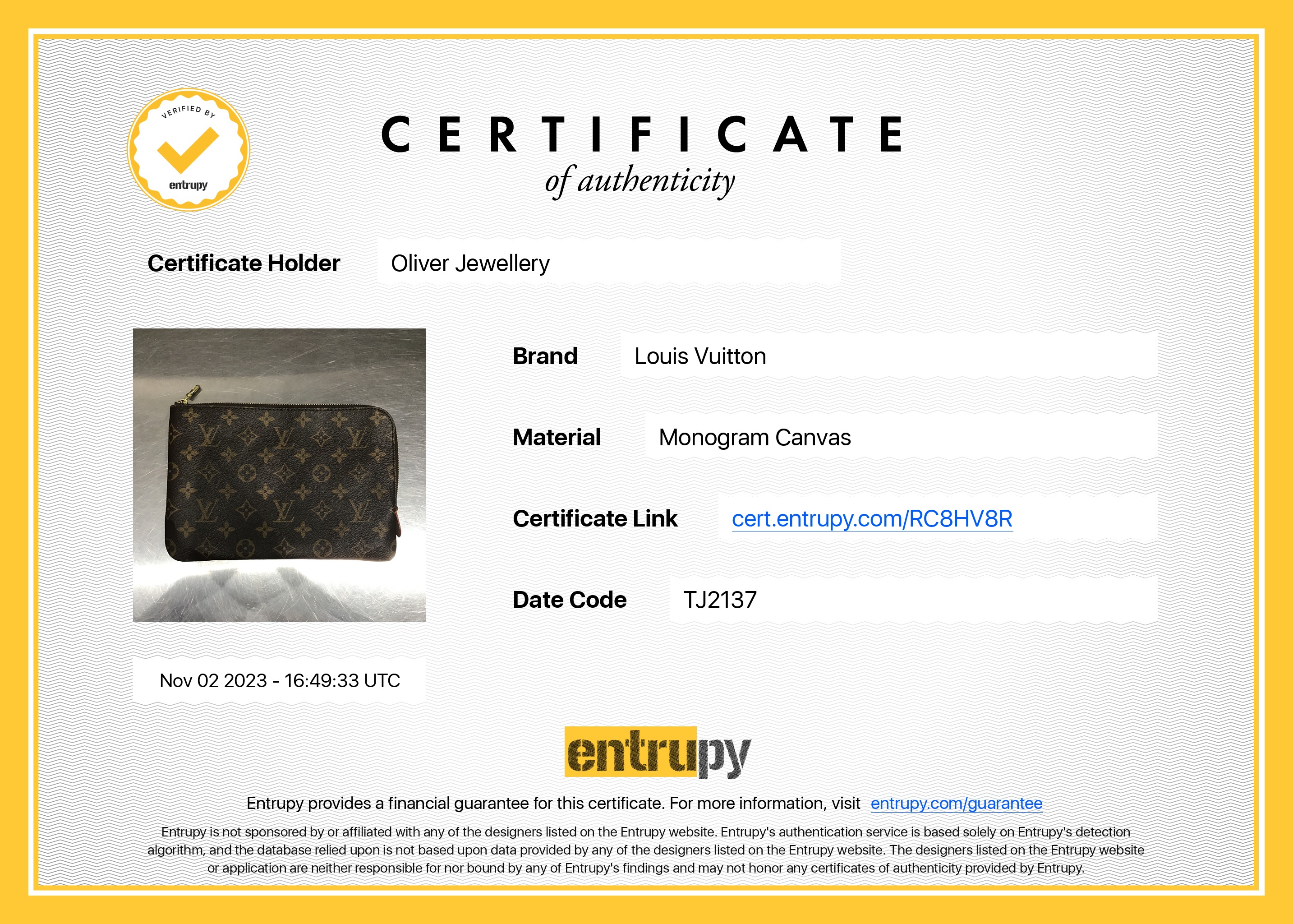 Louis Vuitton Monogram Etui Voyage PM w/ Box