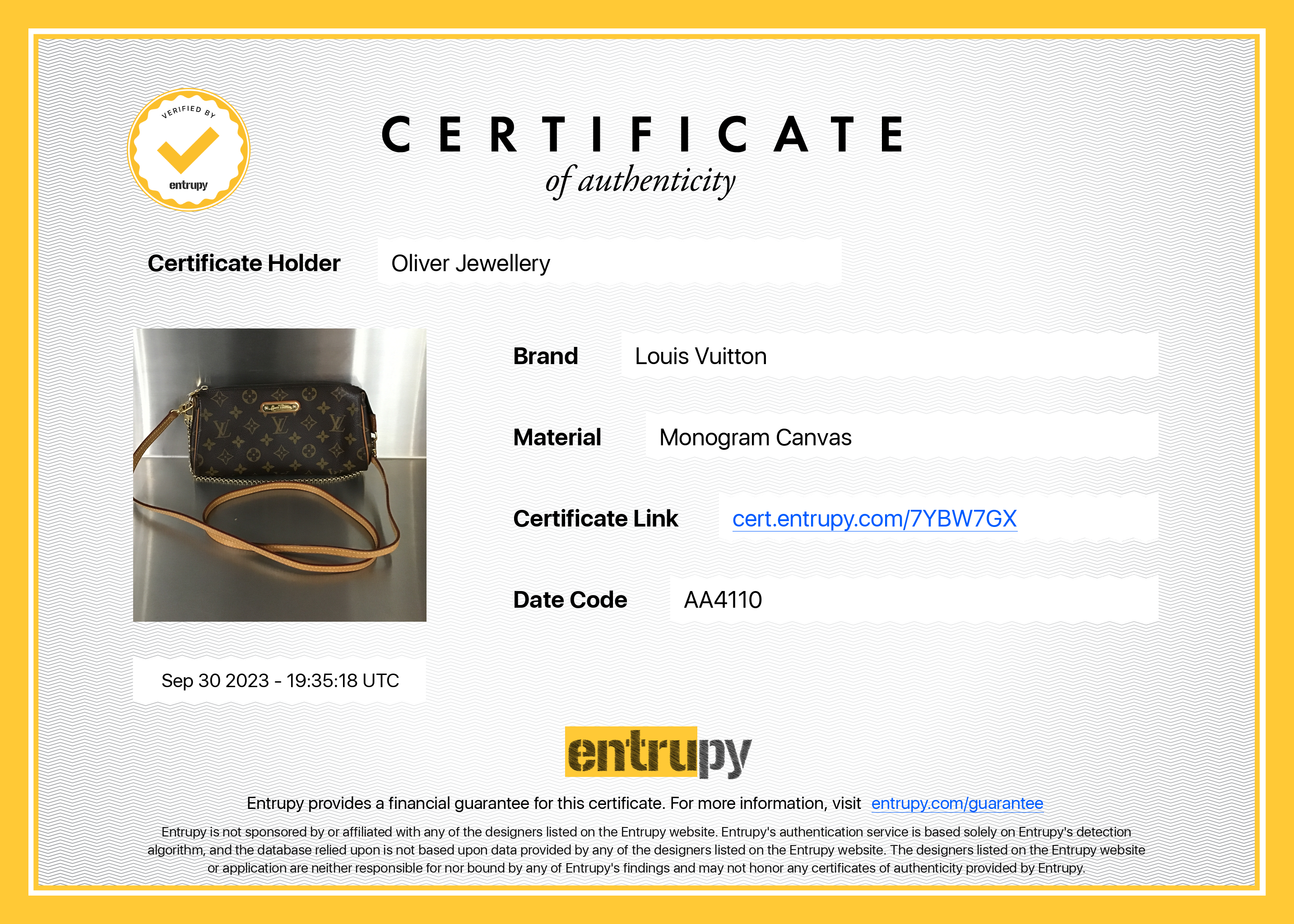 Louis Vuitton Monogram Eva Clutch w/ Strap