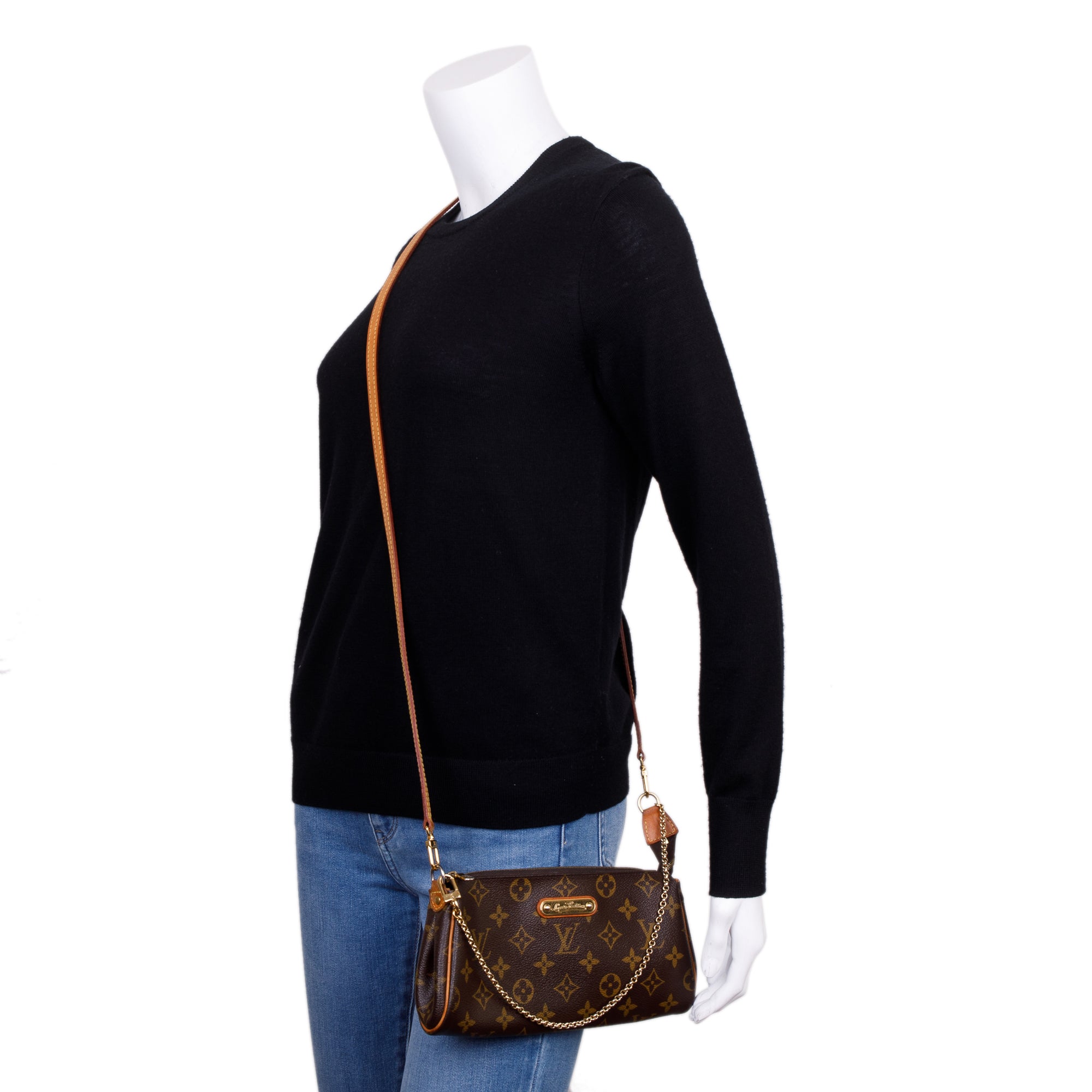 Louis Vuitton Monogram Eva Clutch w/ Strap