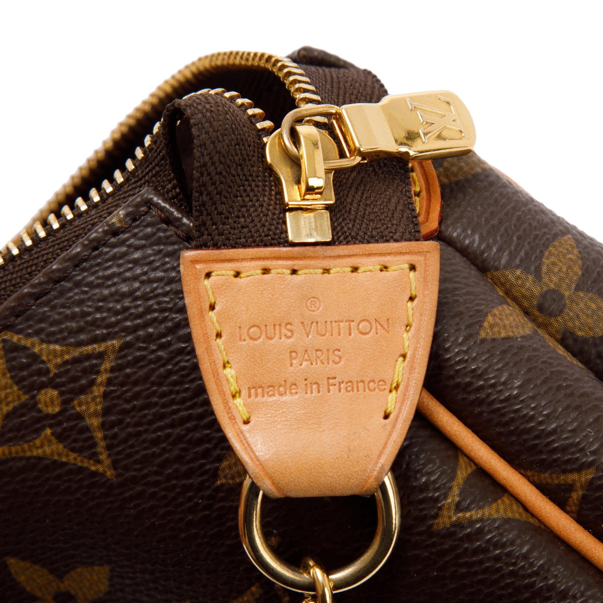 Louis Vuitton Monogram Eva Clutch w/ Strap, Box & Receipt