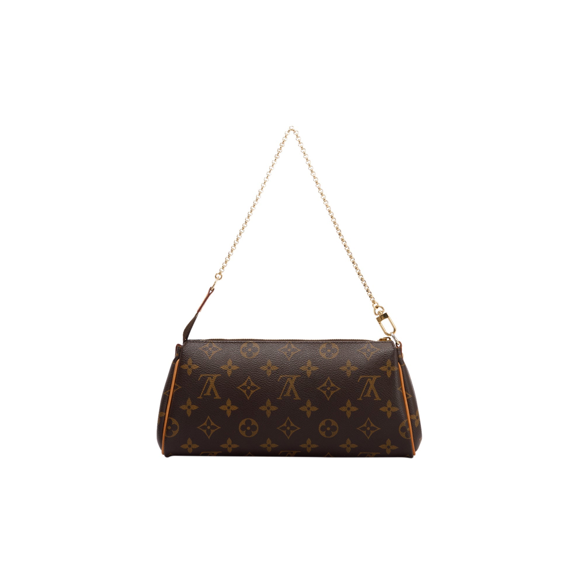 Louis Vuitton Monogram Eva Clutch w/ Strap, Box & Receipt