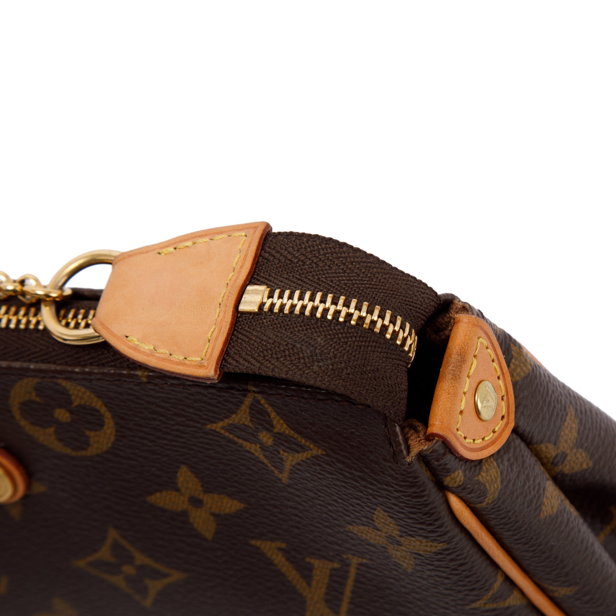 Louis Vuitton Monogram Eva Clutch w/ Strap, Box & Receipt
