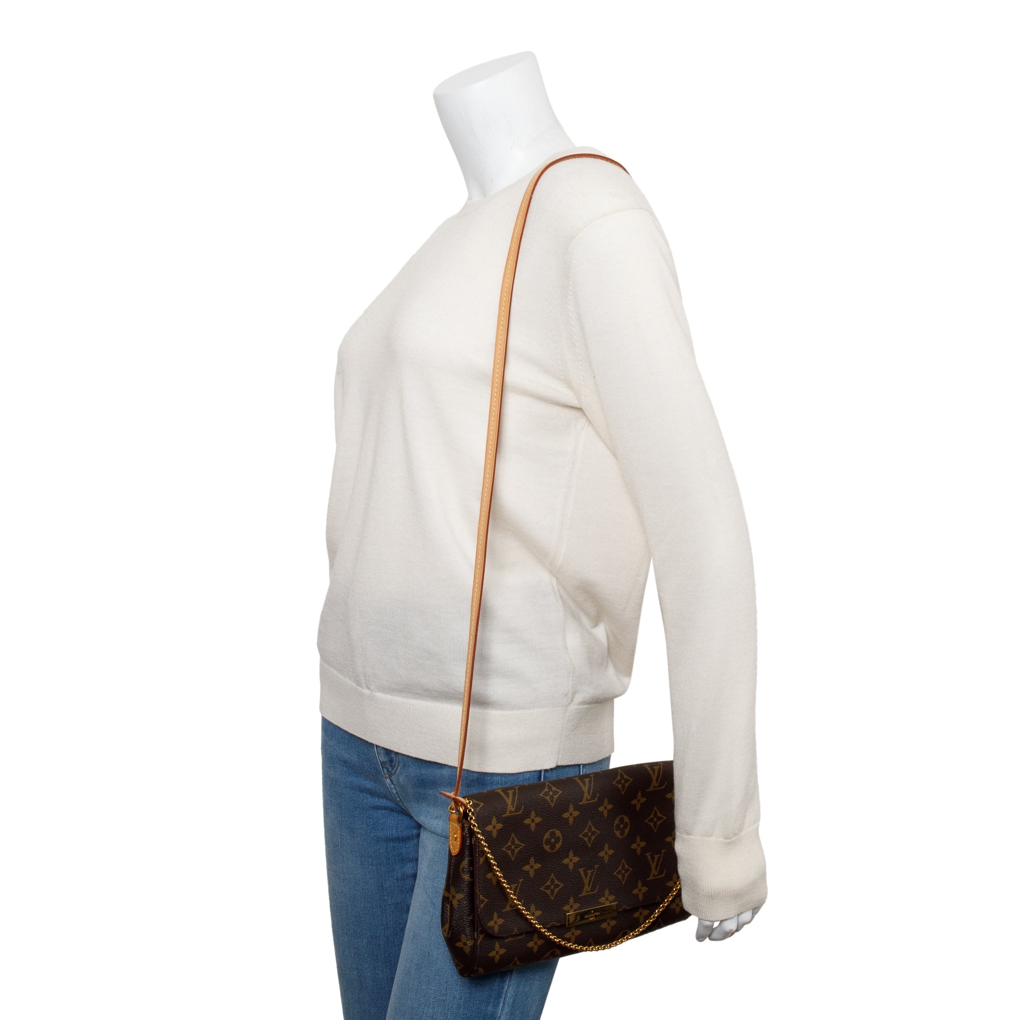 Louis Vuitton Monogram Favorite MM w/ Strap