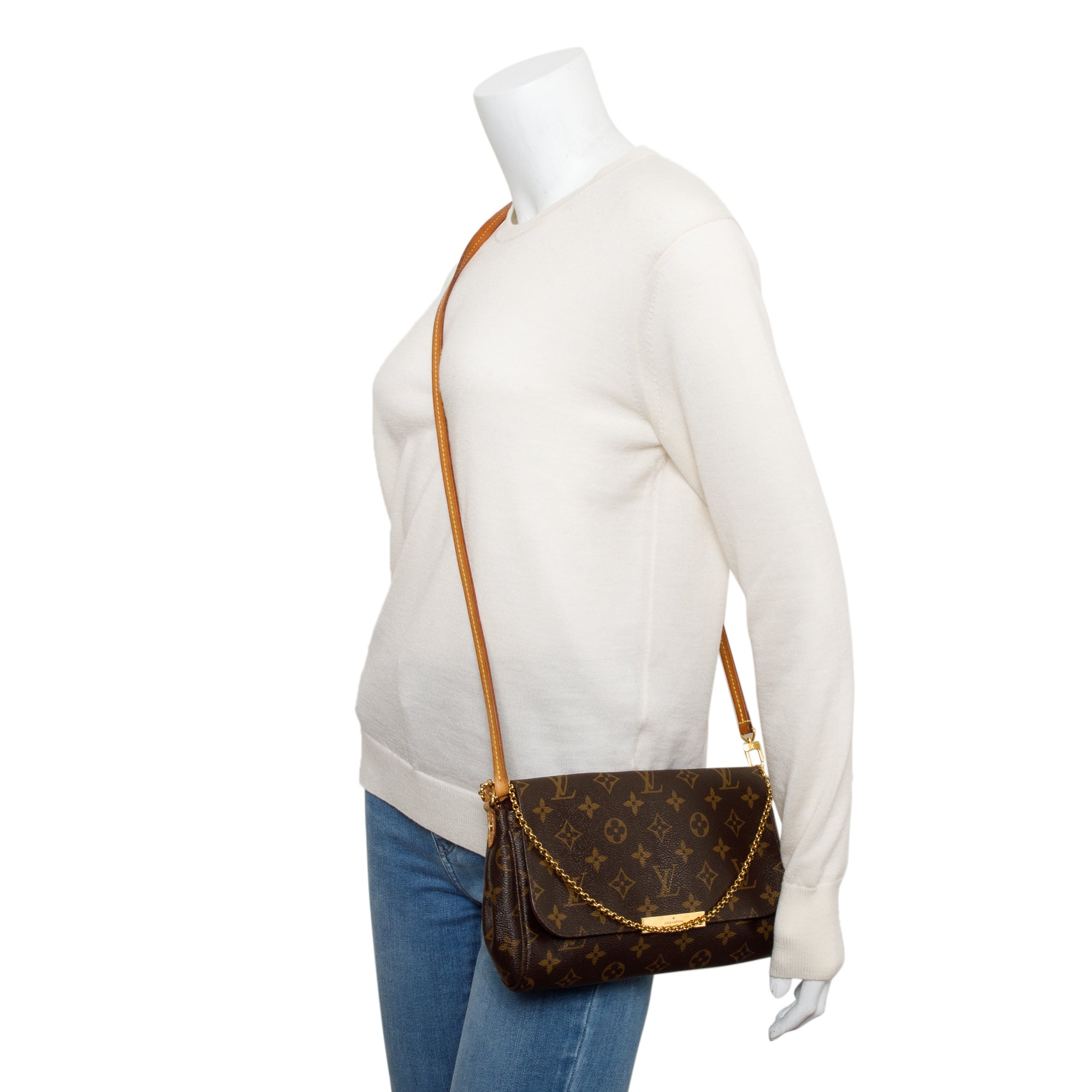 Louis Vuitton Monogram Favorite MM w/ Strap