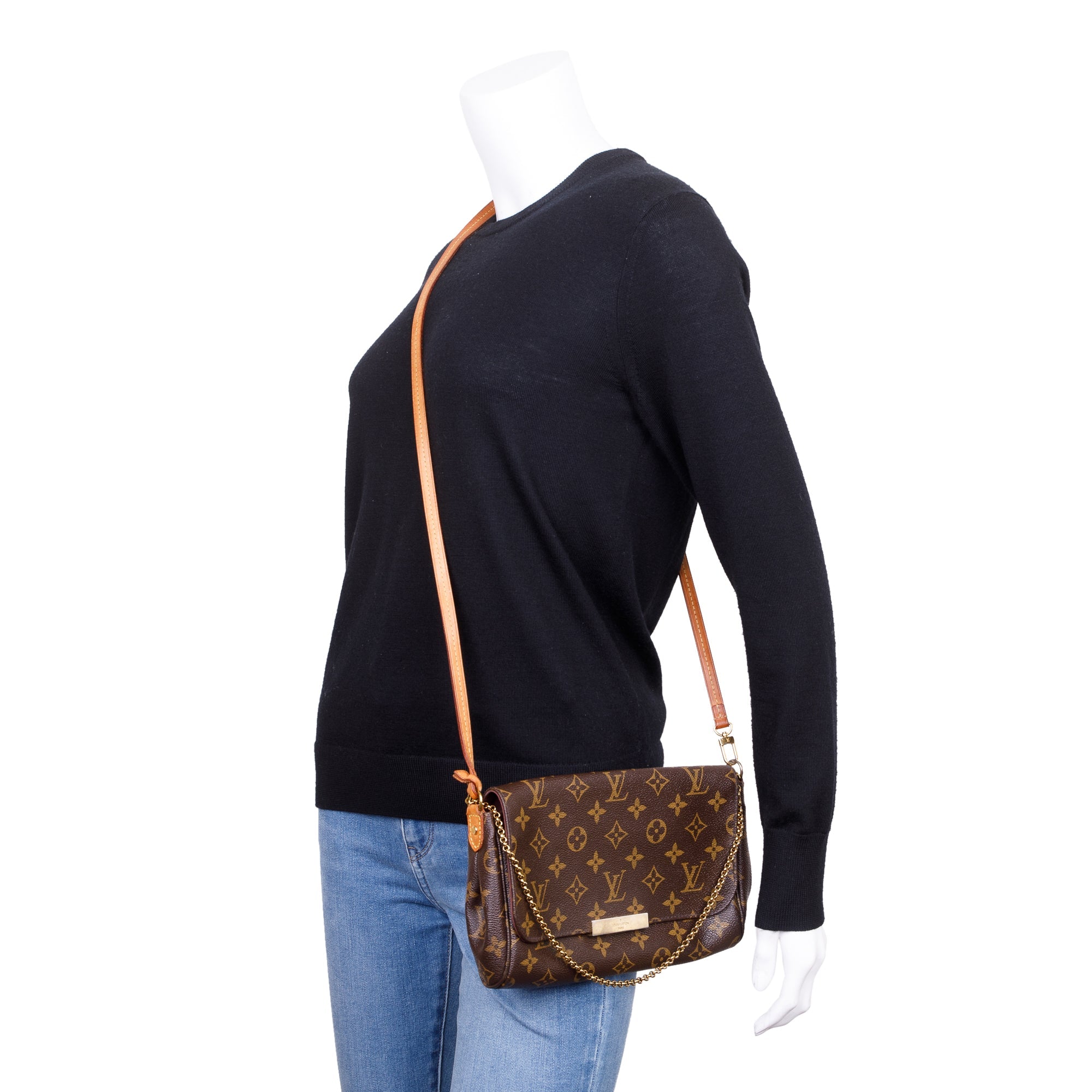 Louis Vuitton Monogram Favorite MM w/ Strap