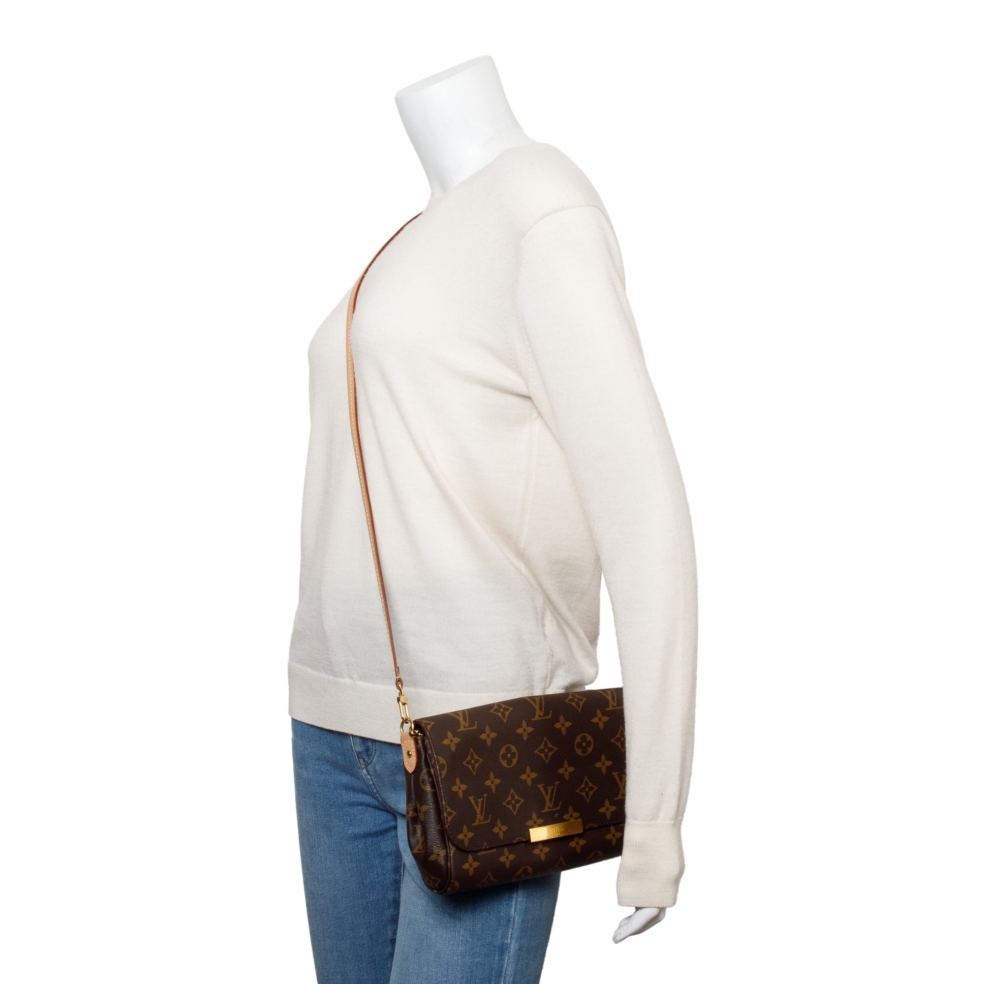 Louis Vuitton Monogram Favorite MM w/ Strap & Box