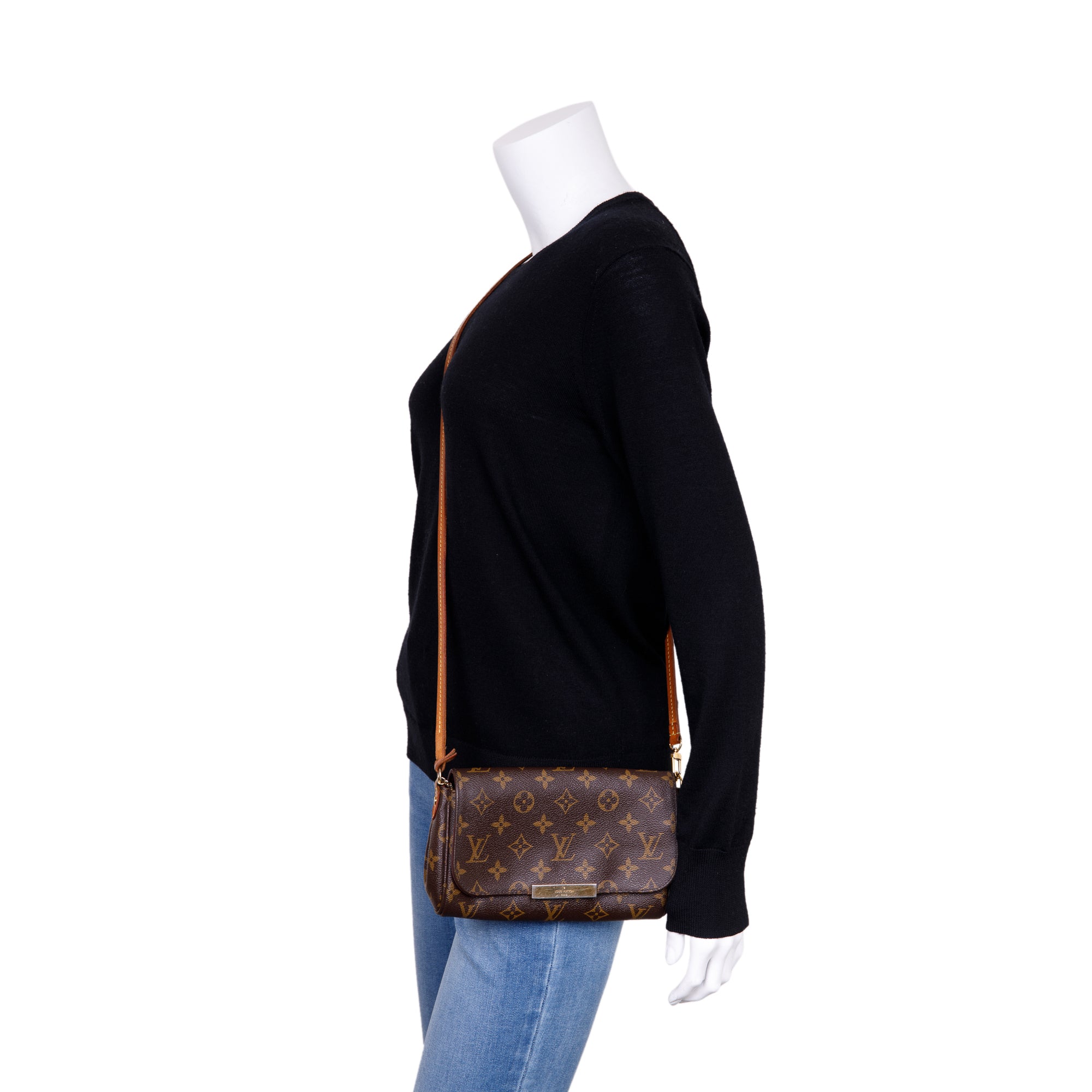 Louis Vuitton Monogram Favorite PM with Strap w/ Box