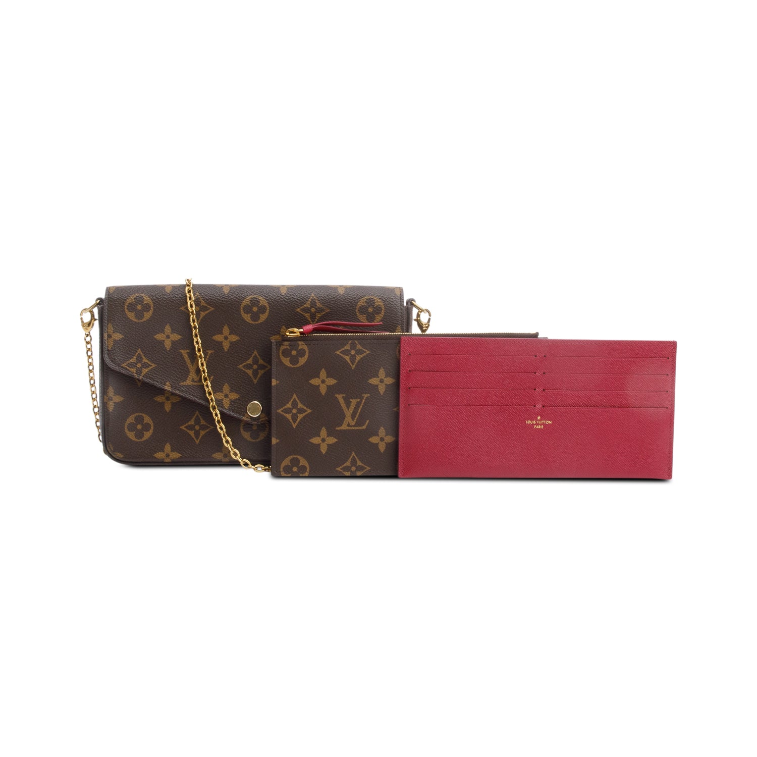 Louis Vuitton Monogram Felicie Pochette w/ Inserts