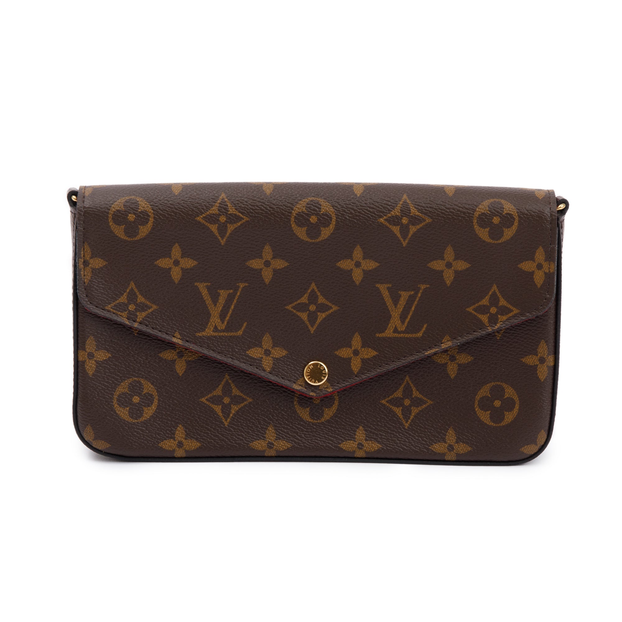 Louis Vuitton Monogram Felicie Pochette w/ Inserts, Box & Receipt