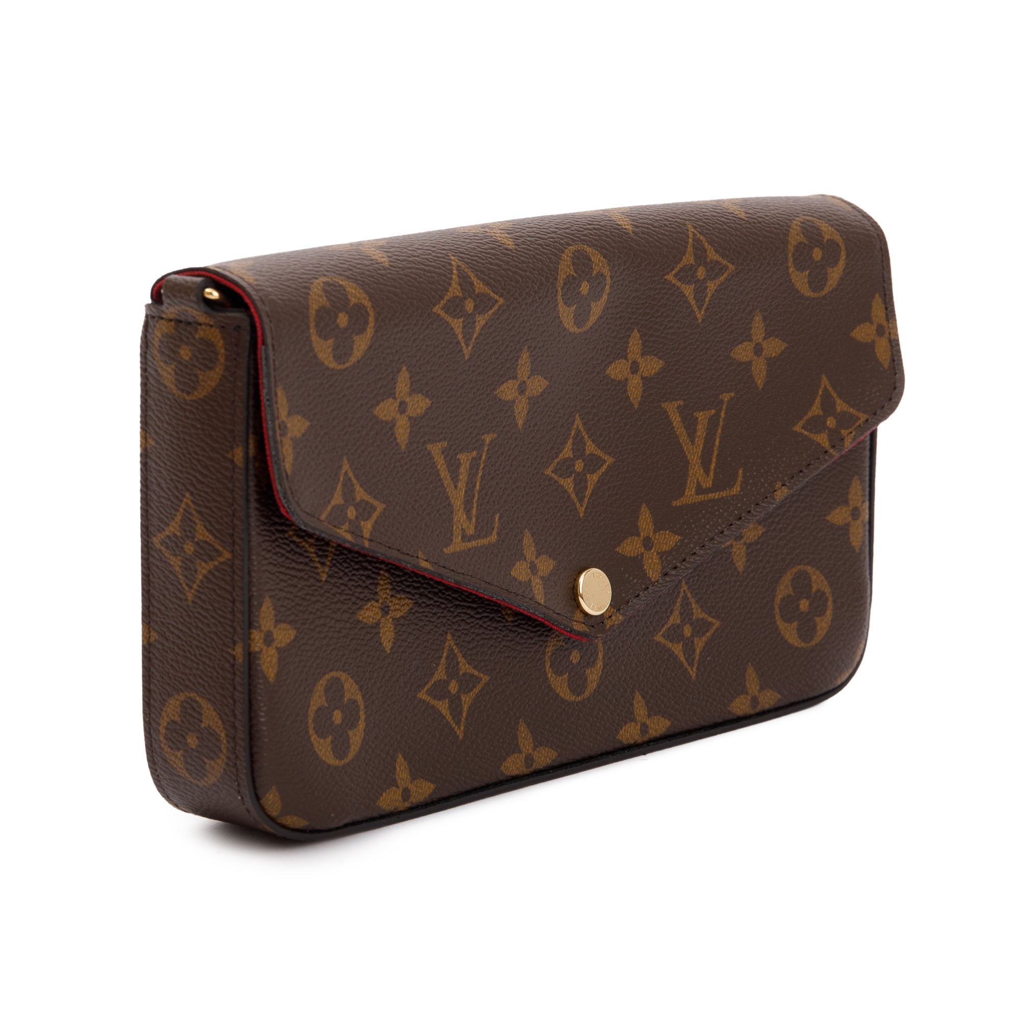Louis Vuitton Monogram Felicie Pochette w/ Inserts, Box & Receipt