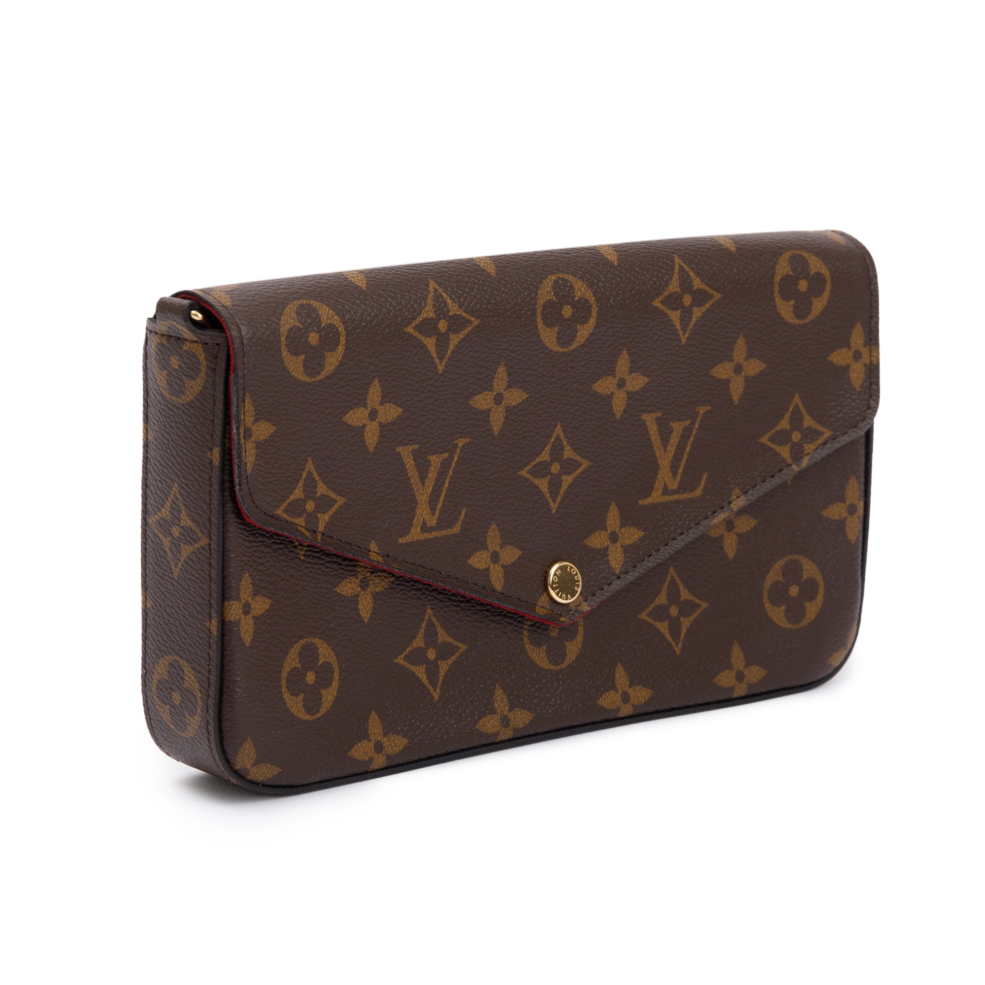 Louis Vuitton Monogram Felicie Pochette w/ Inserts, Box & Receipt