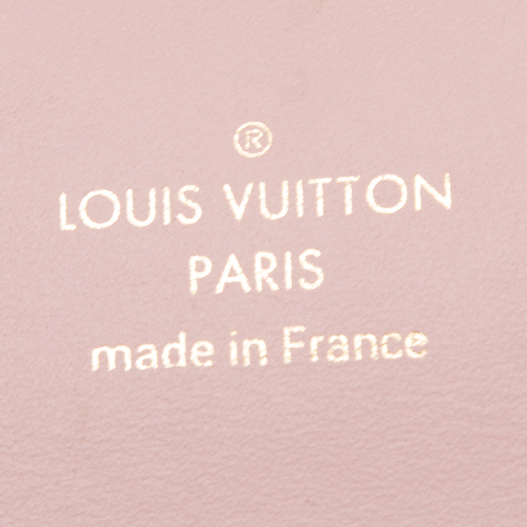 Louis Vuitton Monogram Flore Chain Wallet