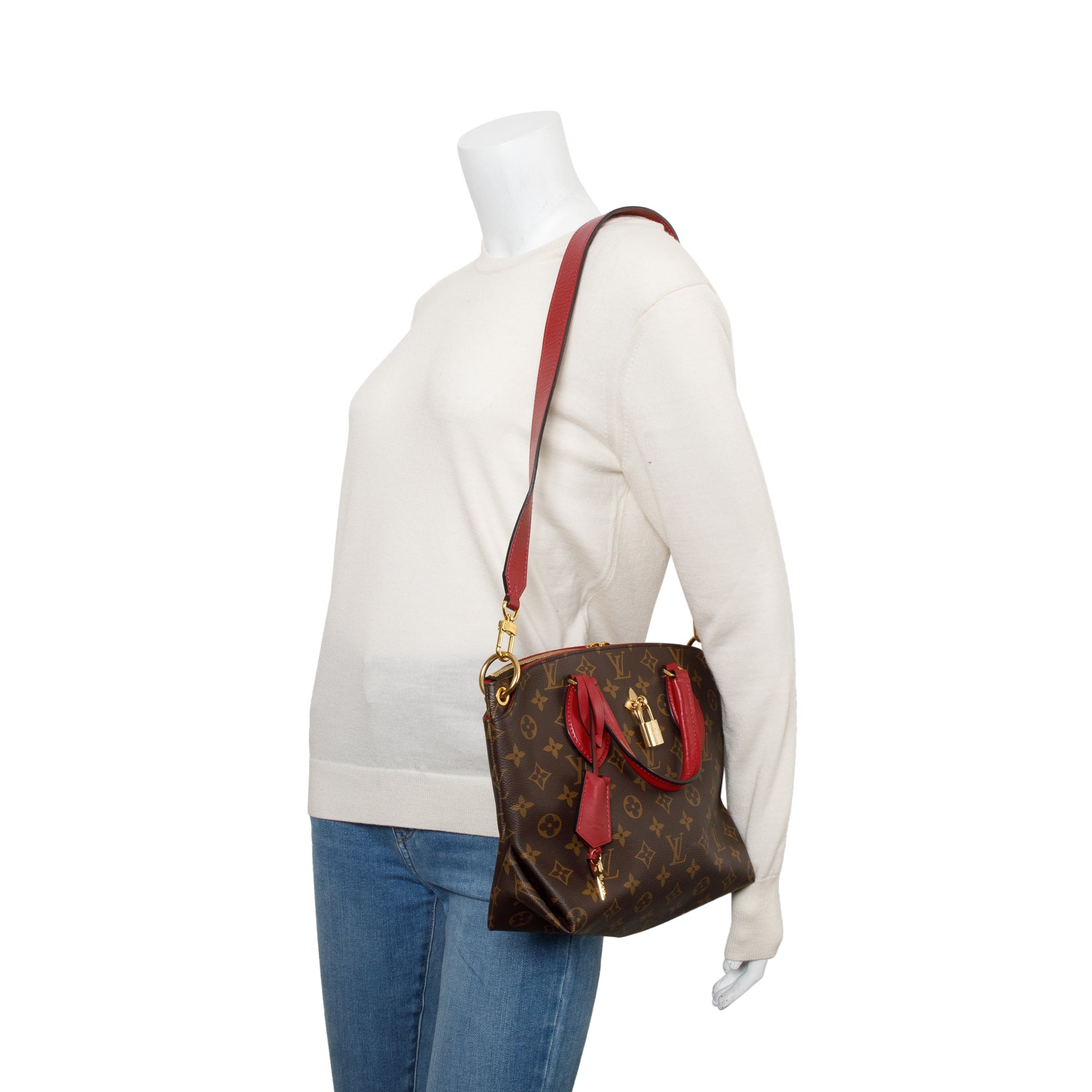 Louis Vuitton Monogram Flower Zipped Tote PM w/ Strap