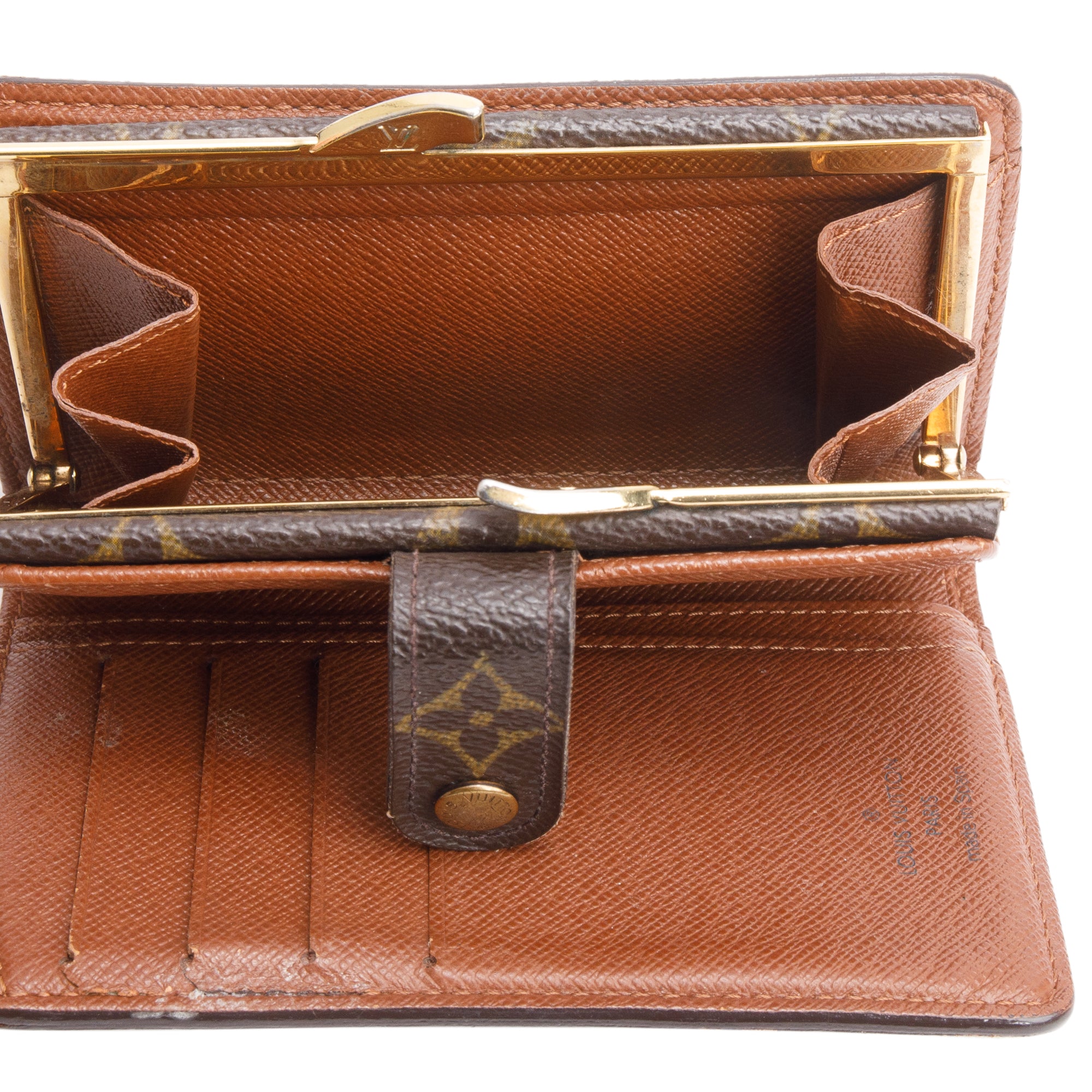 Louis Vuitton Monogram French Purse Compact Wallet