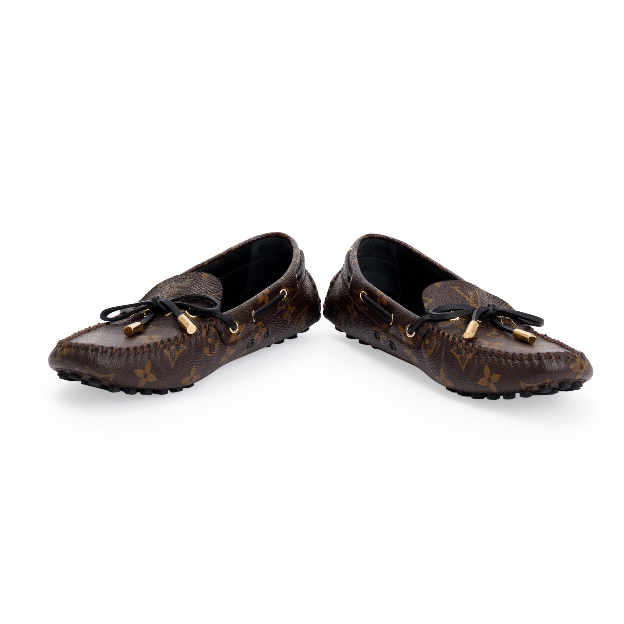 Louis Vuitton Monogram Gloria Flat Loafers, Size 36.5