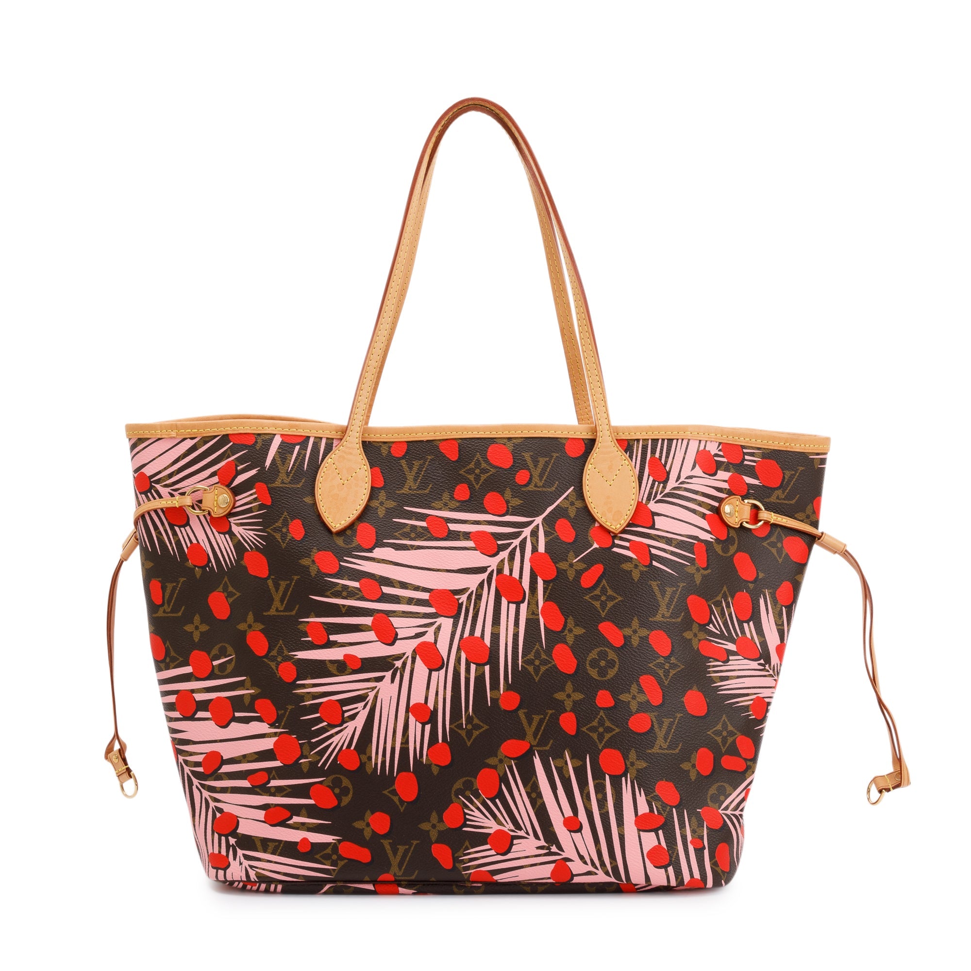 Louis Vuitton Monogram Jungle Dots Neverfull MM w/ Pouch