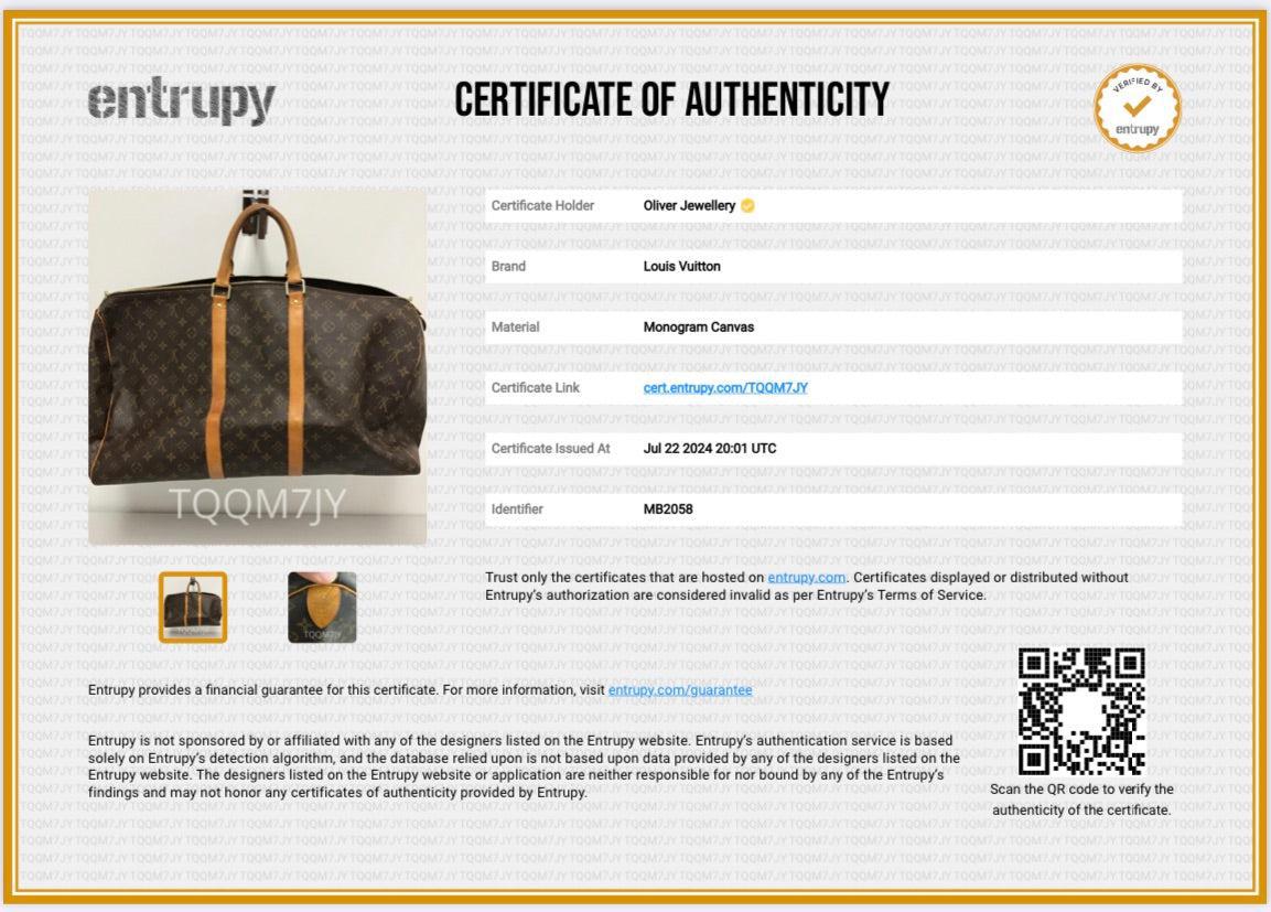 Louis Vuitton Monogram Keepall 55