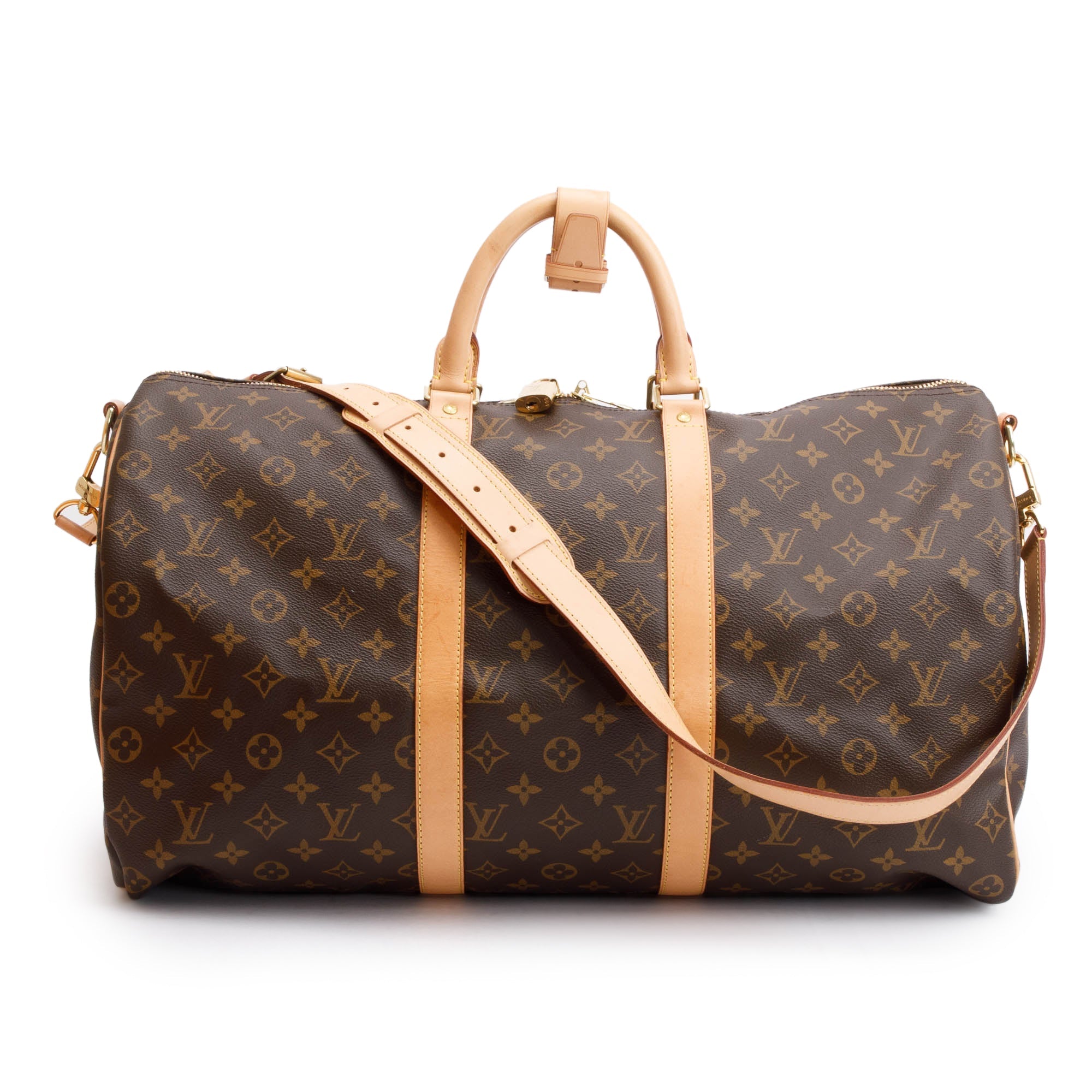 Louis Vuitton Monogram Keepall Bandouliere 50 w/ Box