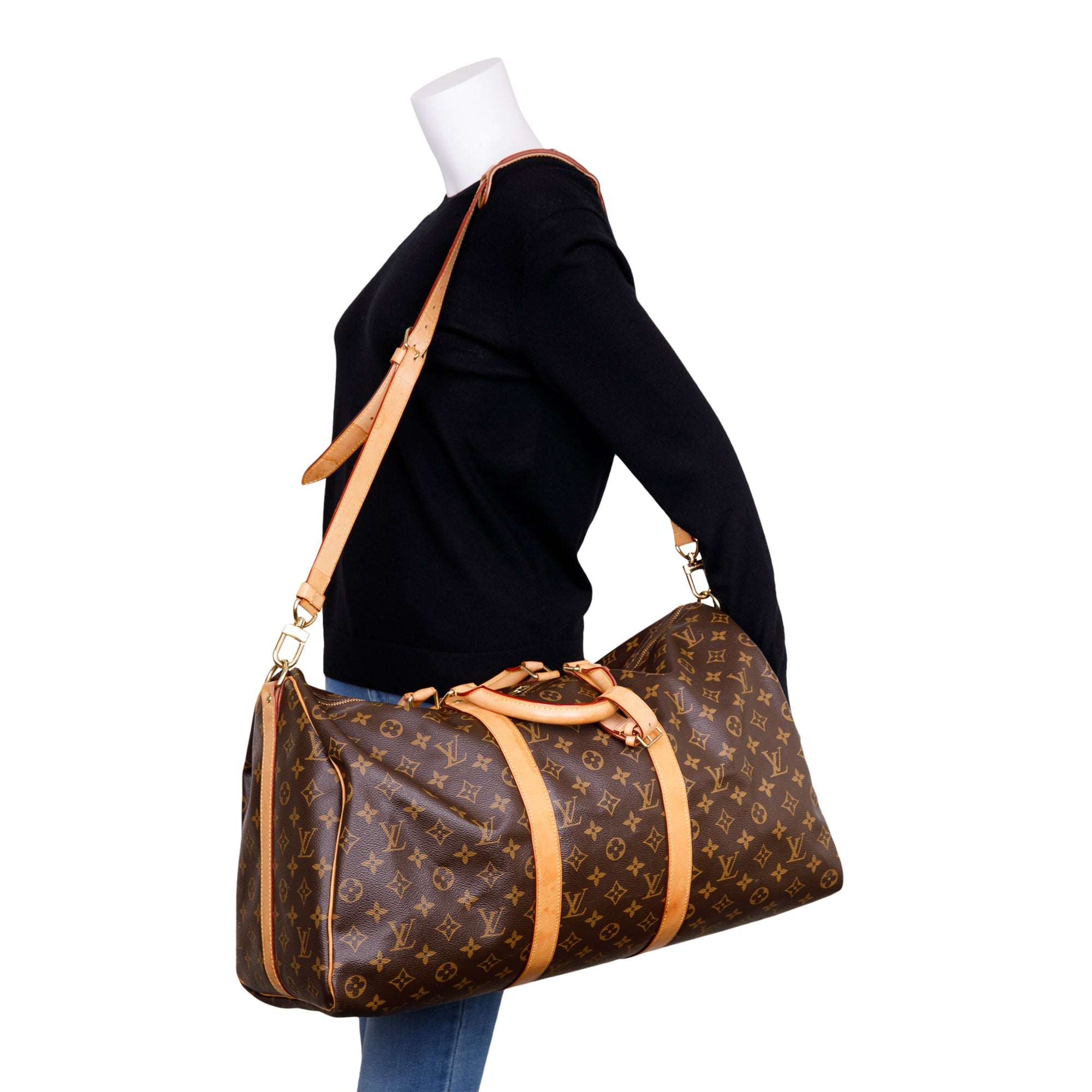 Louis Vuitton Monogram Keepall Bandouliere 50 w/ Strap