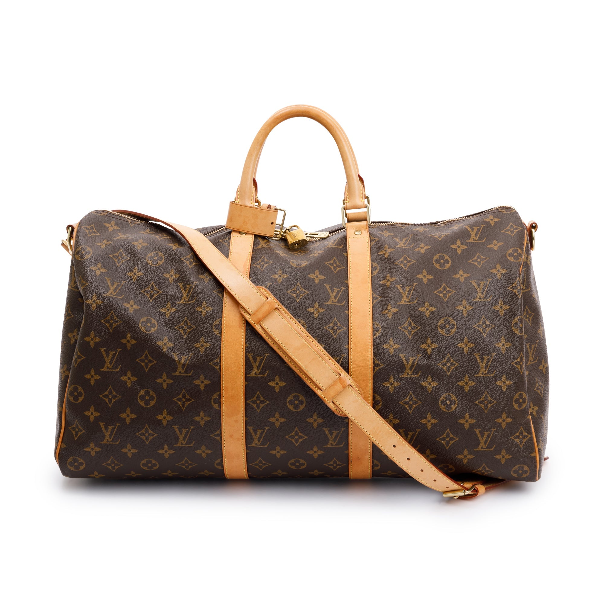 Louis Vuitton Monogram Keepall Bandouliere 50 w/ Strap