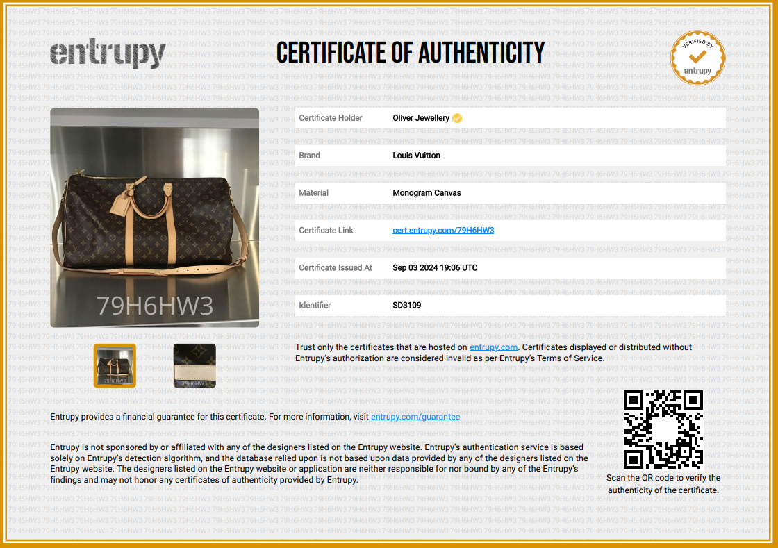 Louis Vuitton Monogram Keepall Bandouliere 55