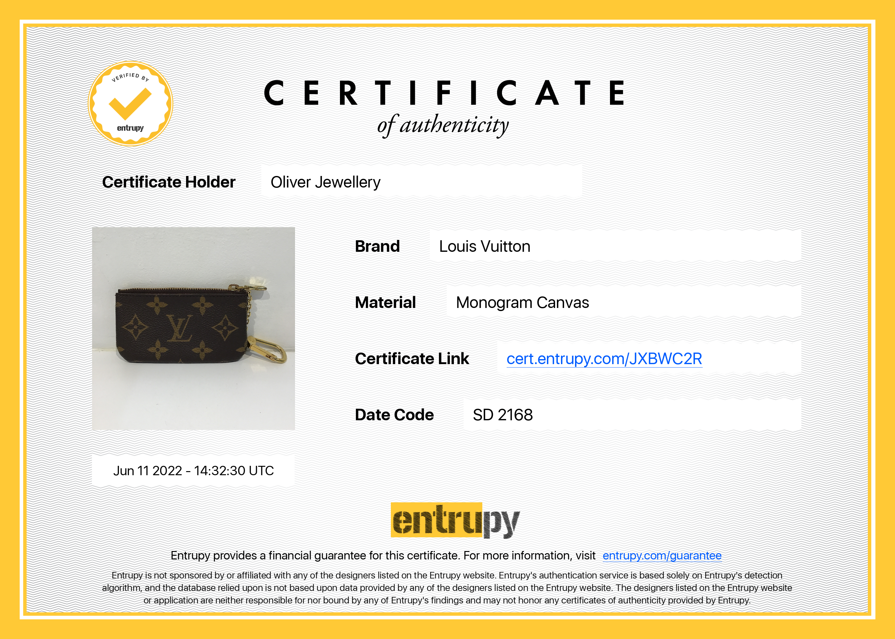 Louis Vuitton Monogram Key Pouch