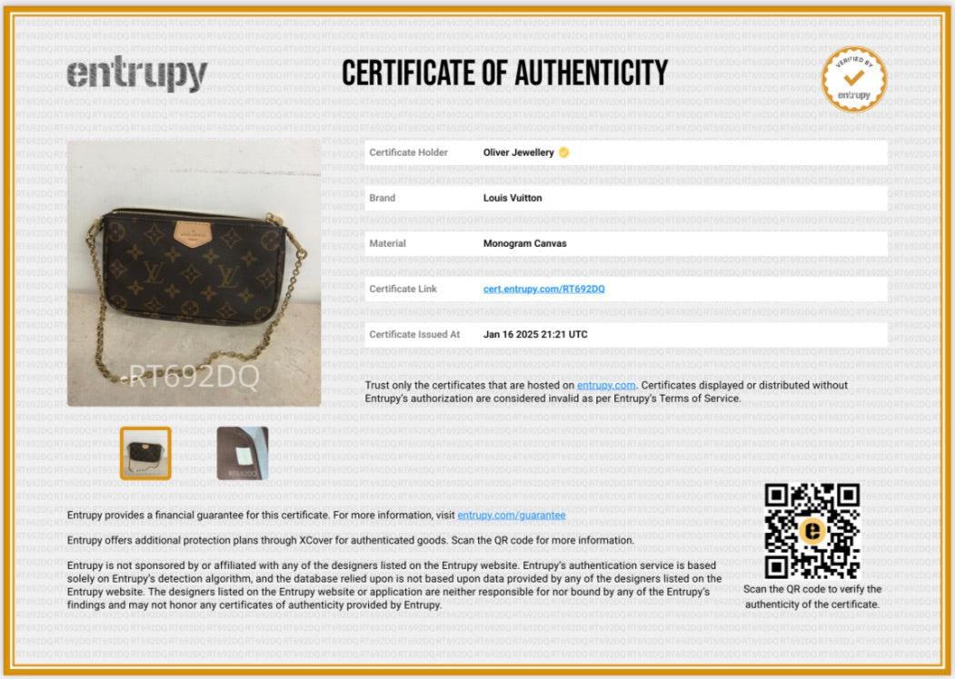 Louis Vuitton Monogram Khaki Multi-Pochette Accessoires w/ Box