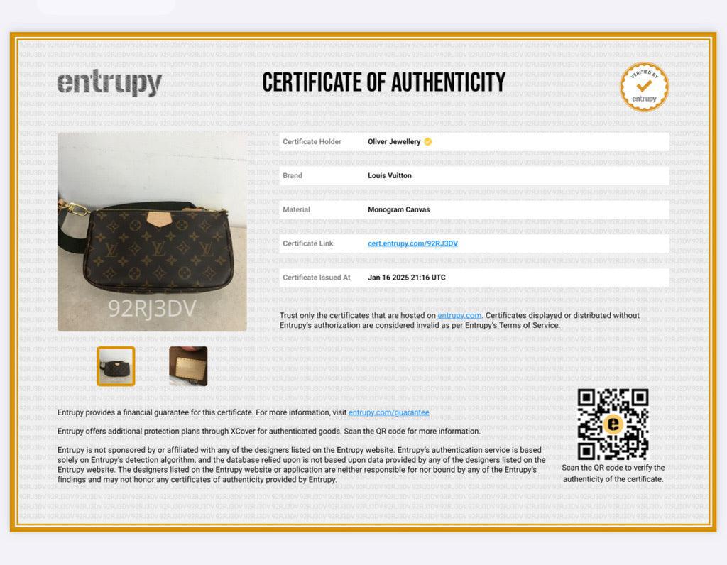 Louis Vuitton Monogram Khaki Multi-Pochette Accessoires w/ Box