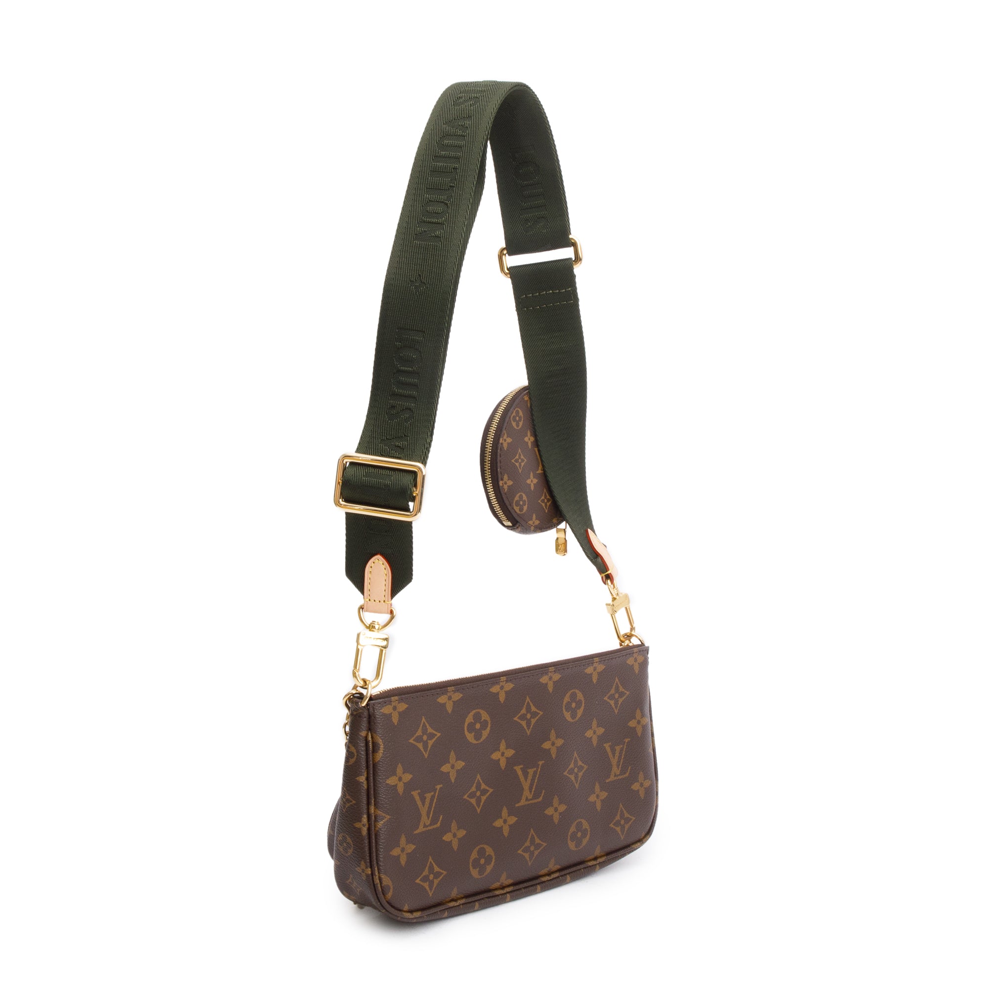 Louis Vuitton Monogram Khaki Multi-Pochette Accessoires w/ Box