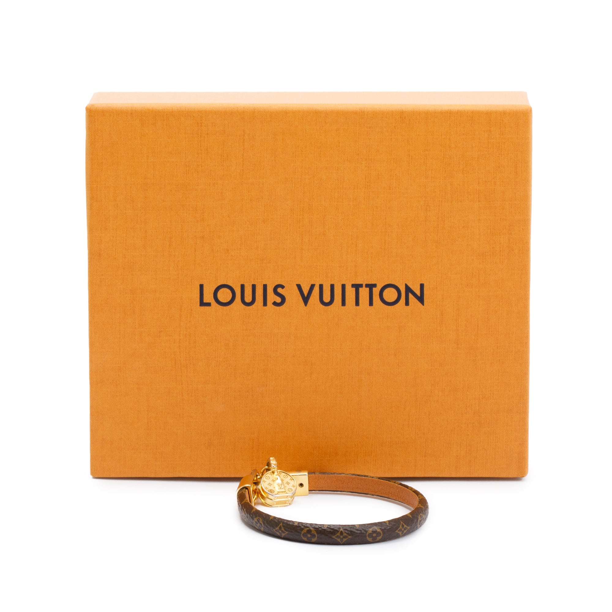 Louis Vuitton Monogram LV Tribute Bracelet w/ Box