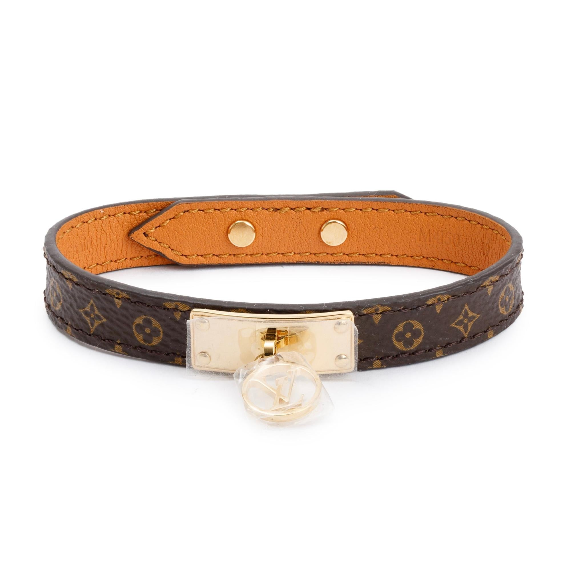 Louis Vuitton Monogram Logomania Bracelet w/ Box