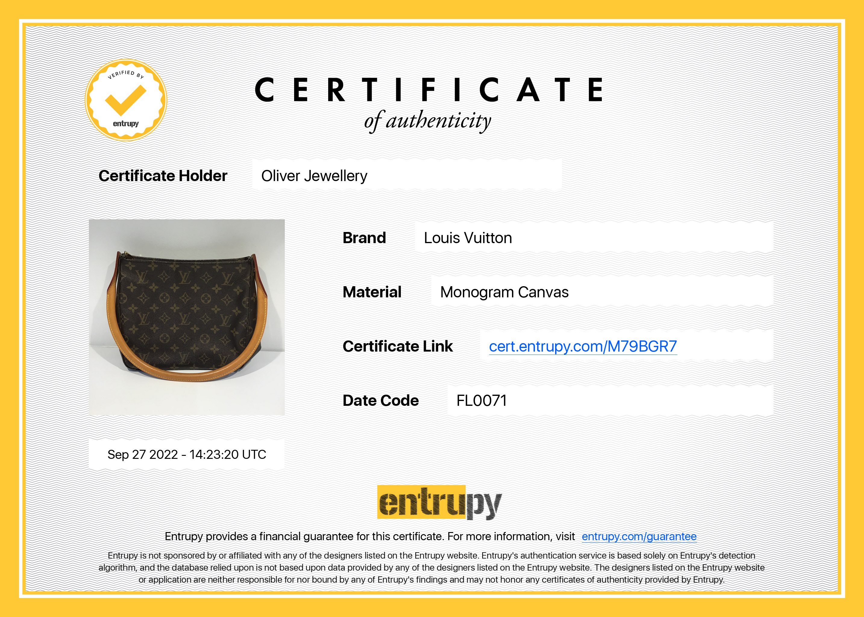 Louis Vuitton Monogram Looping MM