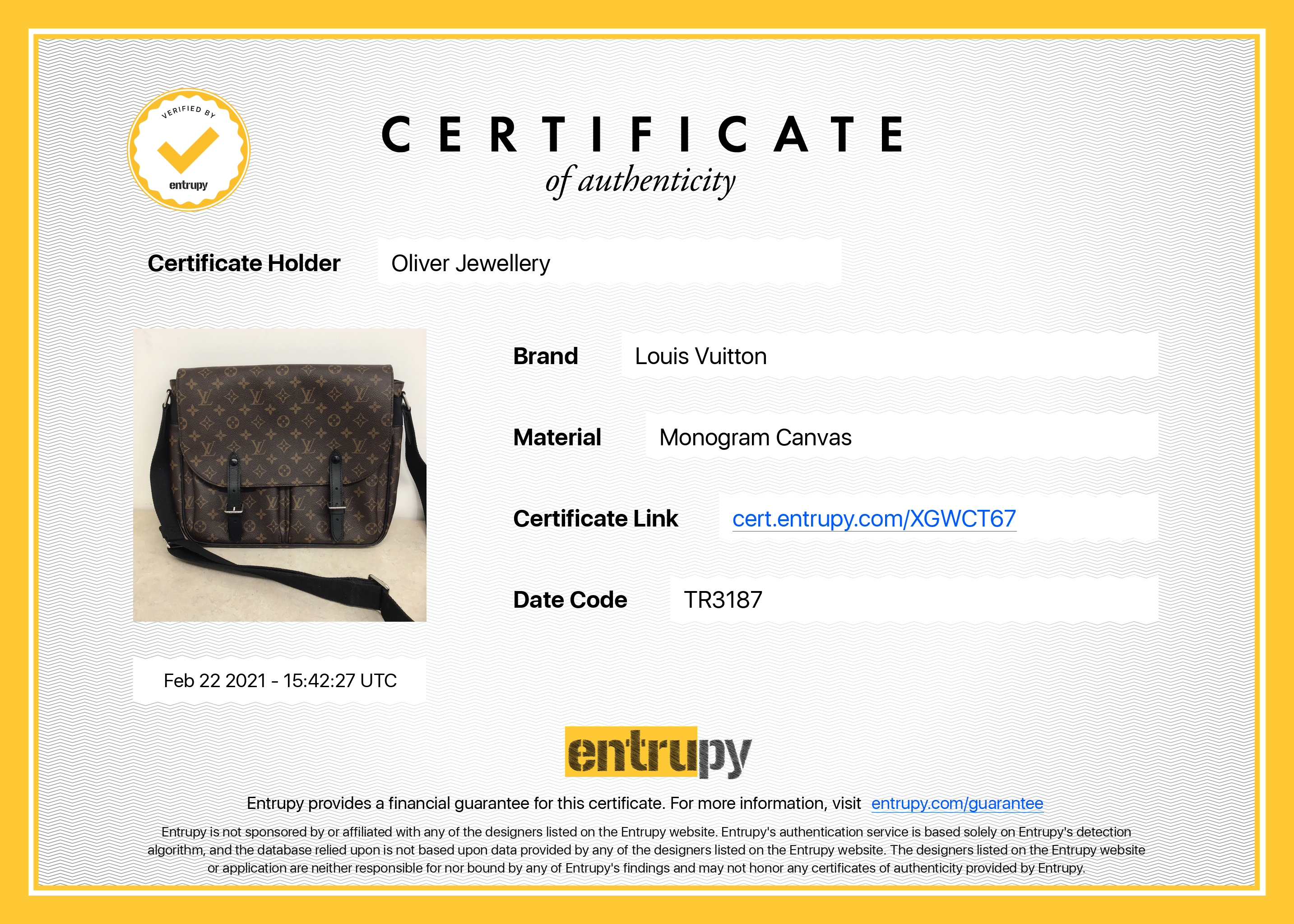 Louis Vuitton Monogram Macassar Christopher Messenger Bag