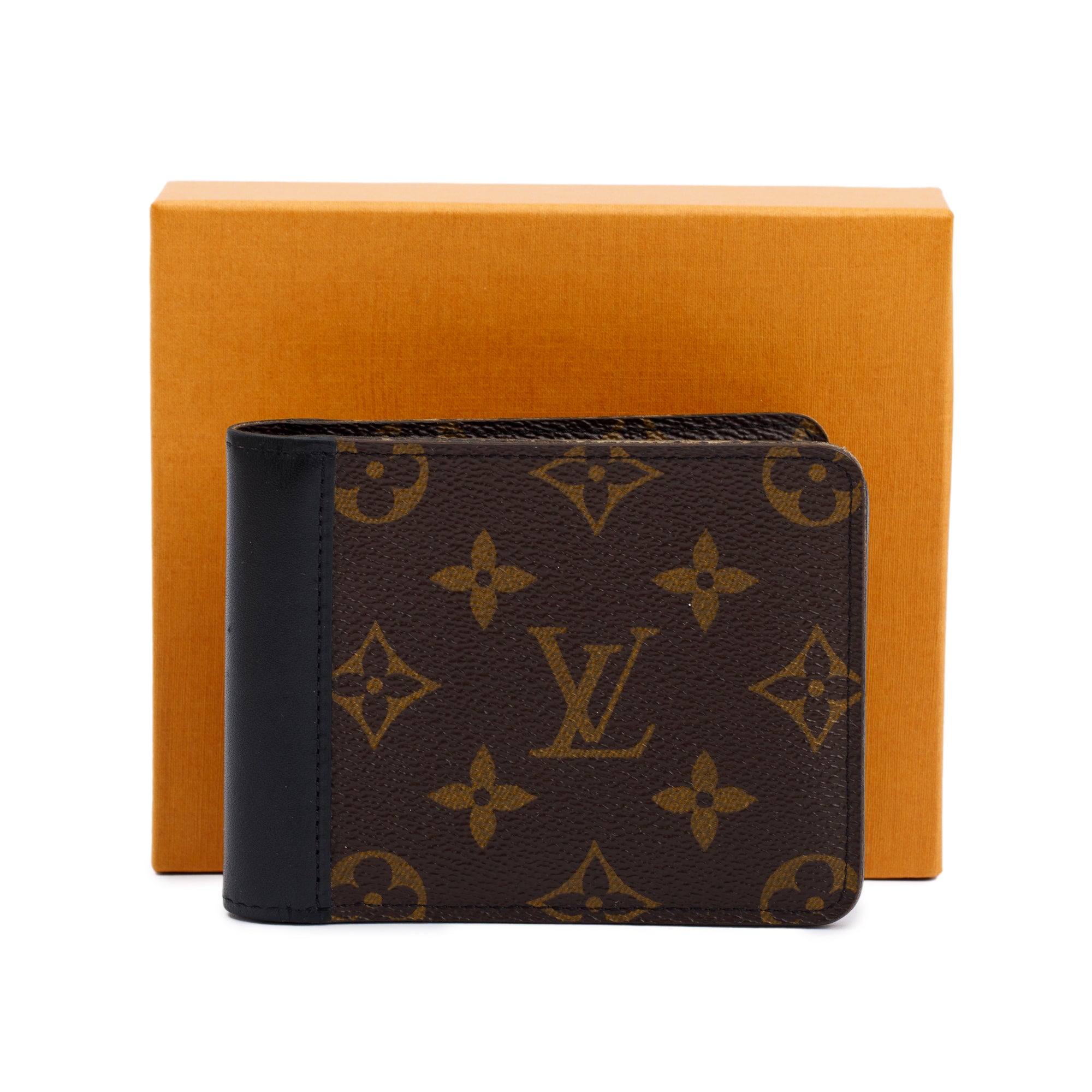 Louis Vuitton Monogram Macassar Gaspar Wallet w/ Box & Receipt