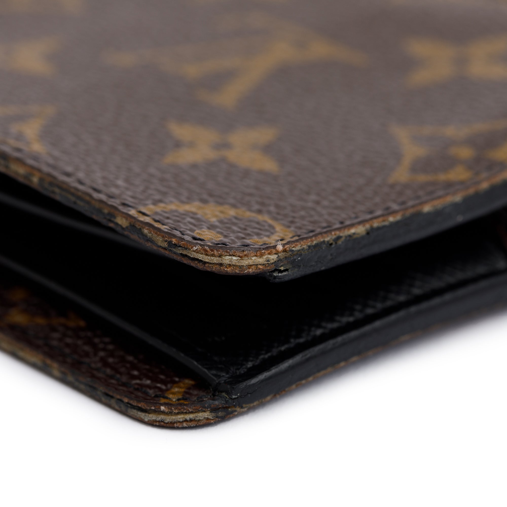 Louis Vuitton Monogram Macassar Gaspar Wallet w/ Box & Receipt