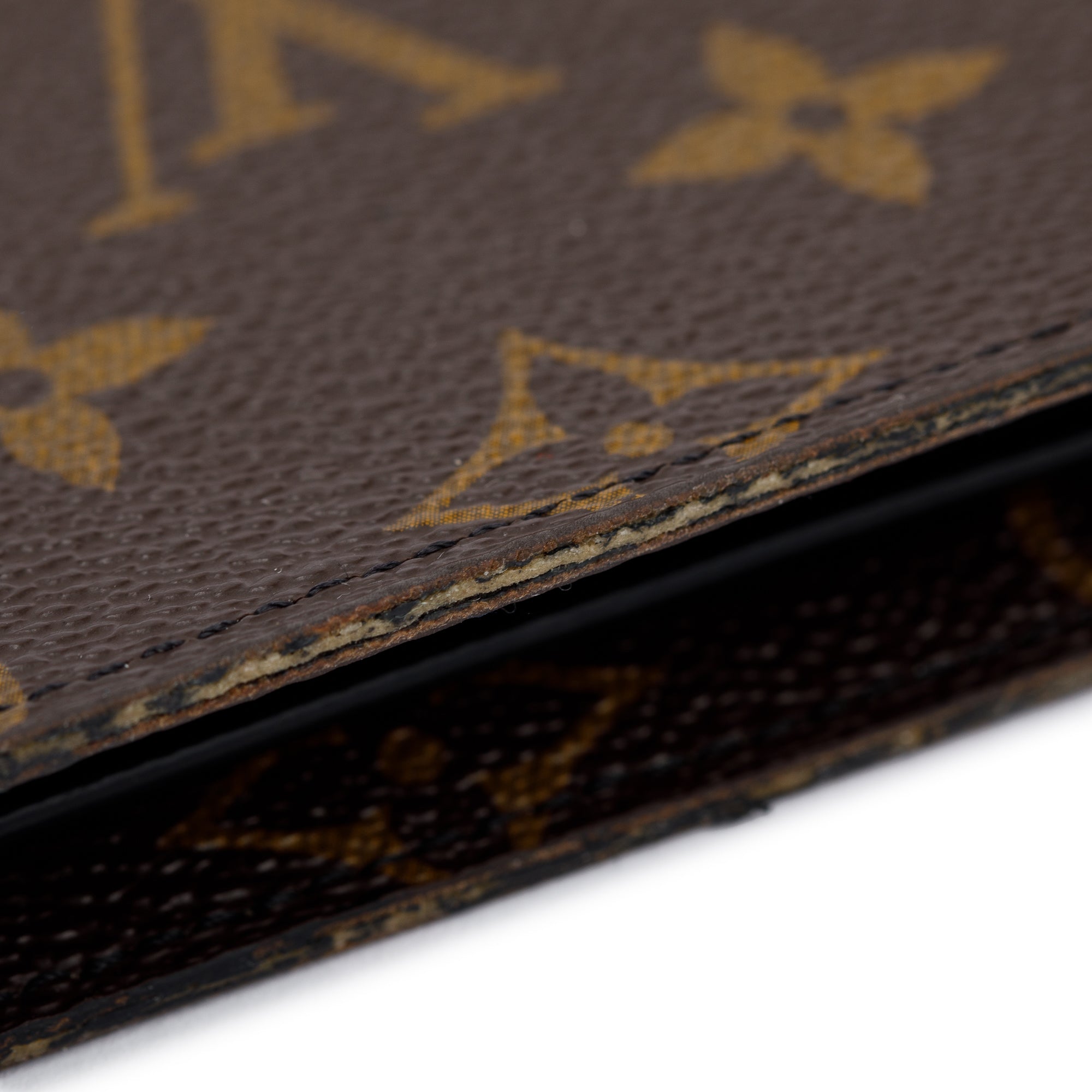 Louis Vuitton Monogram Macassar Gaspar Wallet w/ Box & Receipt