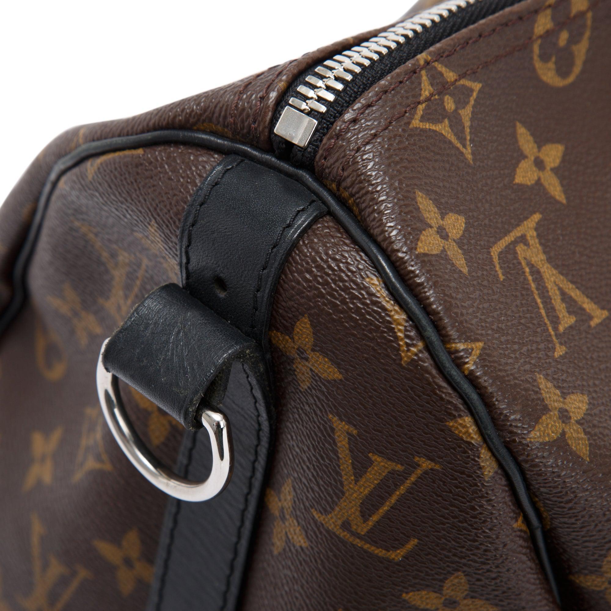 Louis Vuitton Monogram Macassar Keepall Bandouliere 45