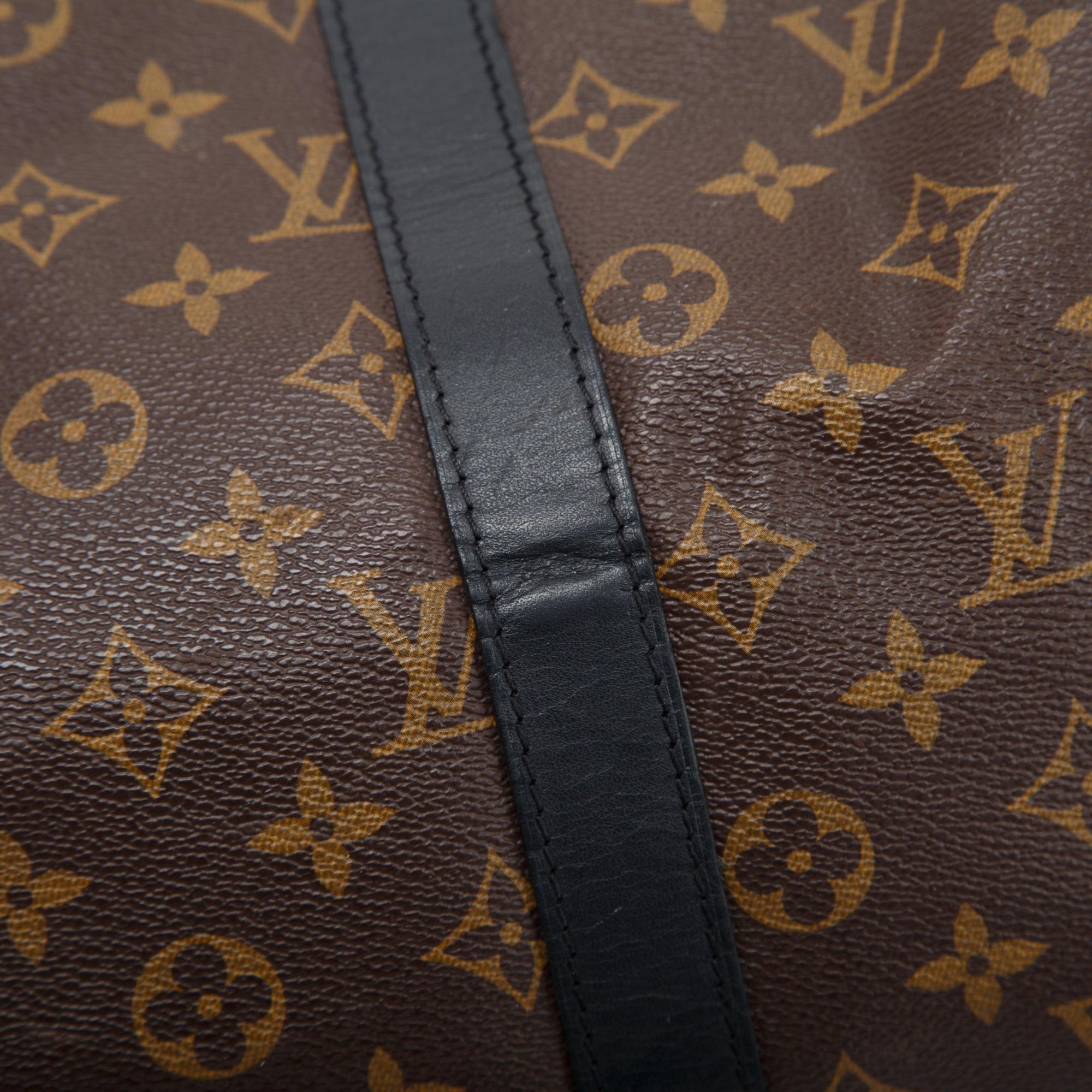 Louis Vuitton Monogram Macassar Keepall Bandouliere 45