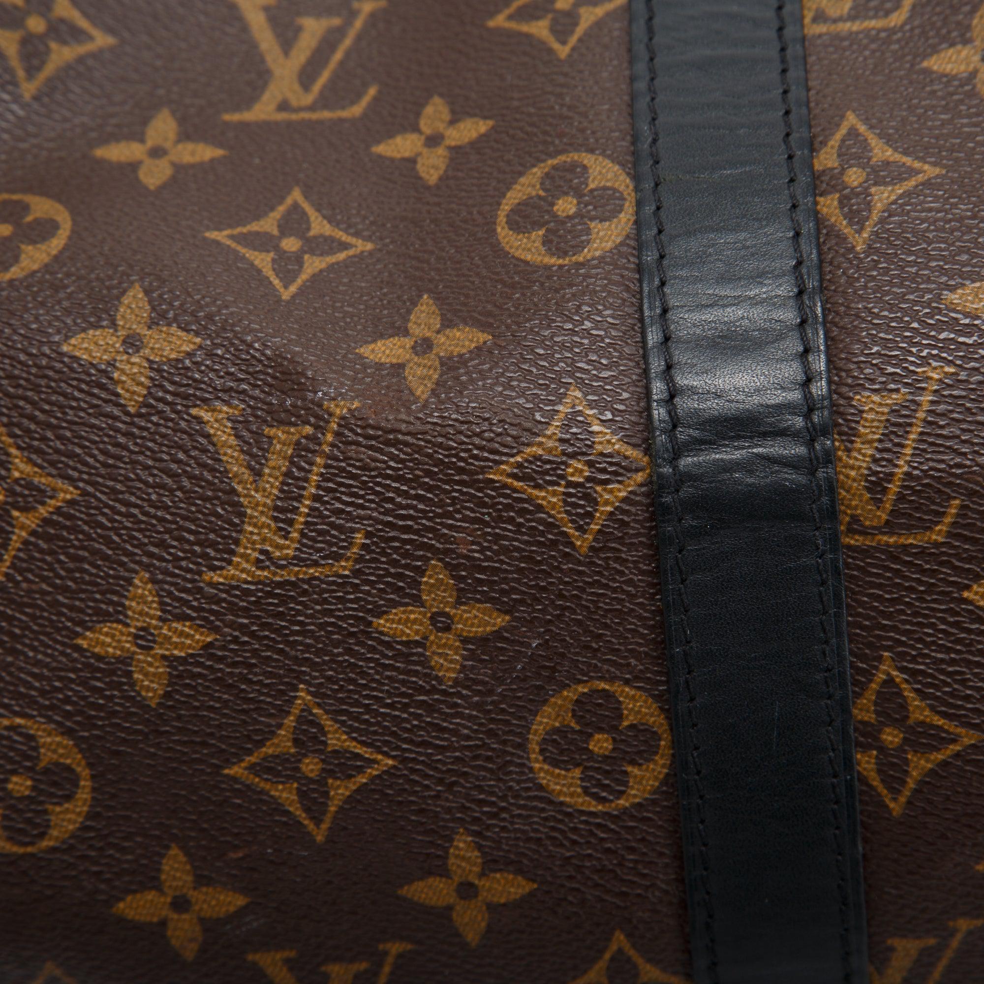 Louis Vuitton Monogram Macassar Keepall Bandouliere 45