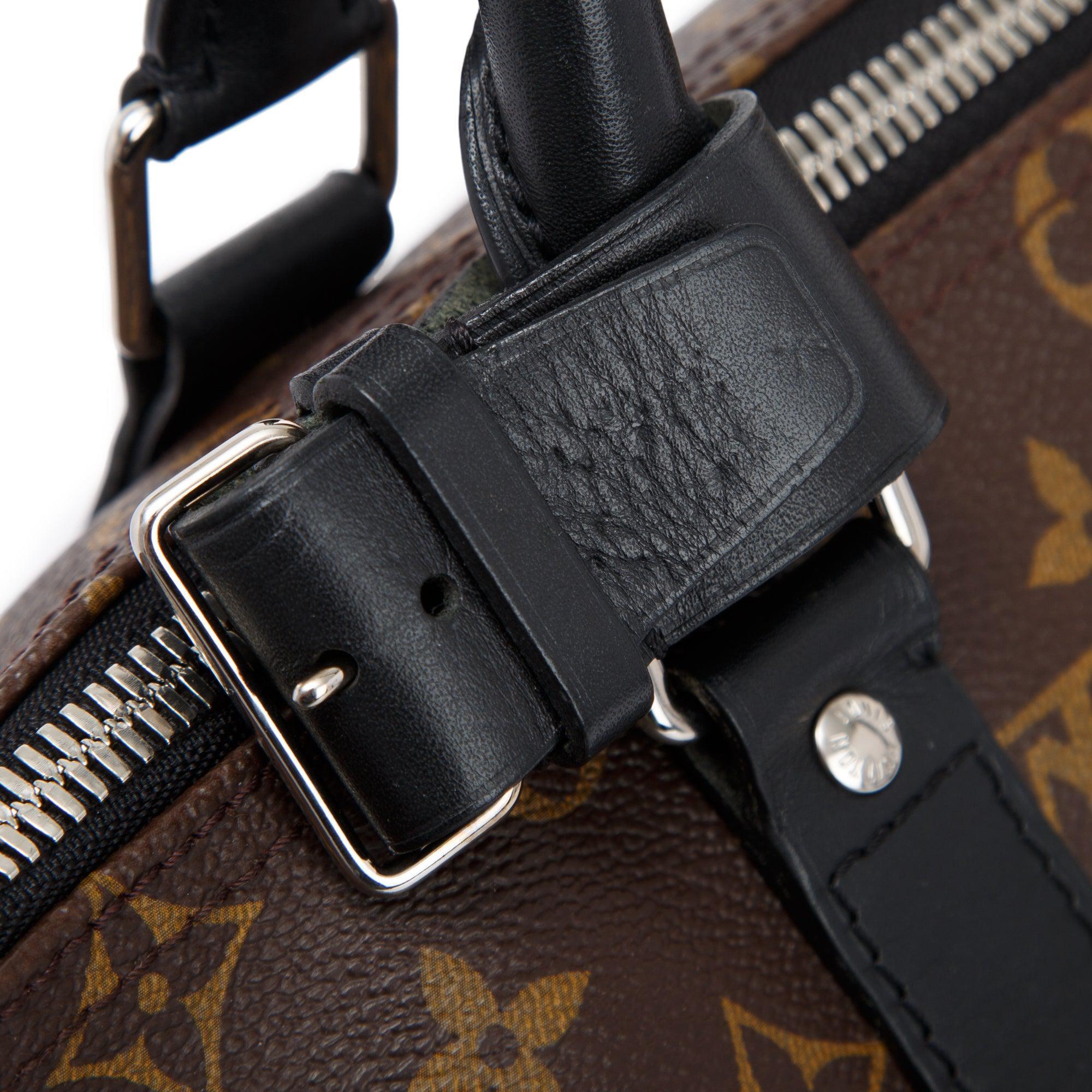 Louis Vuitton Monogram Macassar Keepall Bandouliere 45