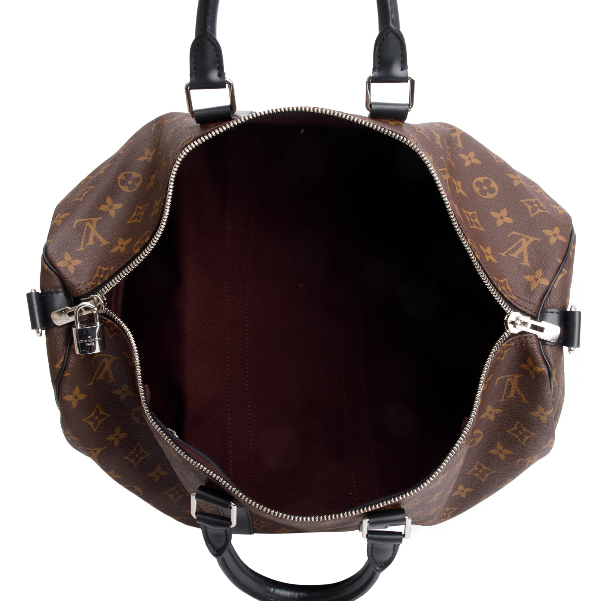 Louis Vuitton Monogram Macassar Keepall Bandouliere 45 w/ Strap