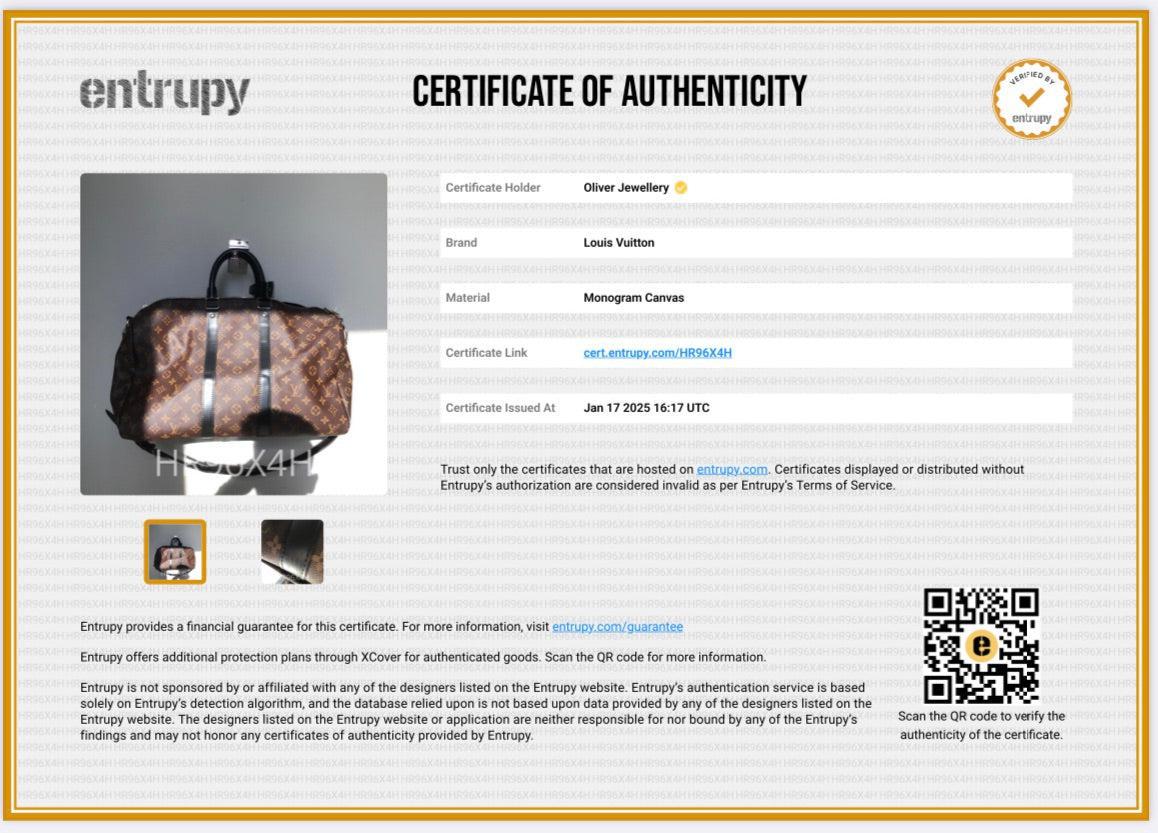 Louis Vuitton Monogram Macassar Keepall Bandouliere 45 w/ Strap