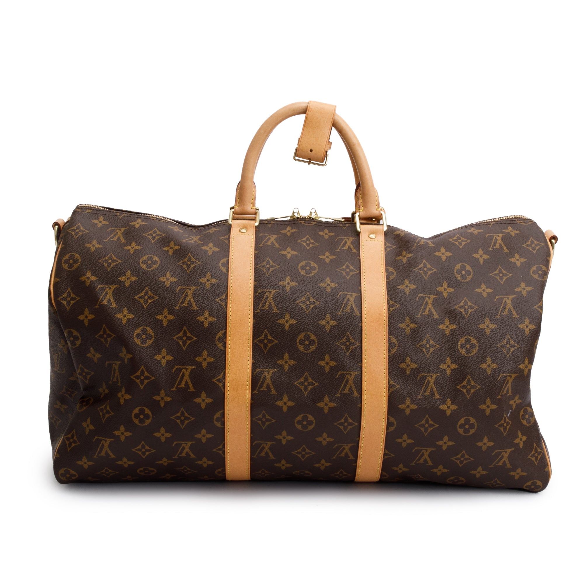 Louis Vuitton Monogram Macassar Keepall Bandouliere 50